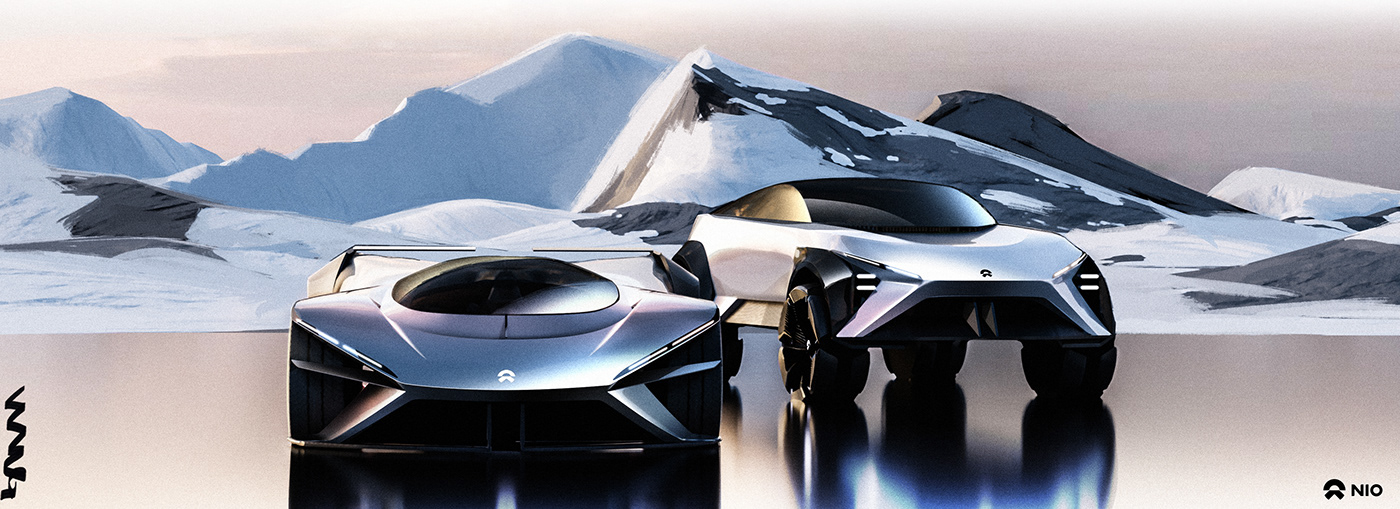 automobile，vehicle，conceptual design，NIO Premium Concept，