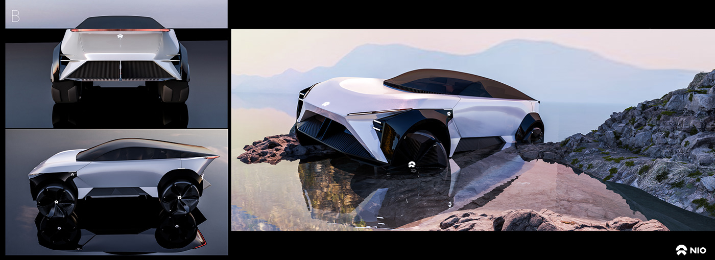 automobile，vehicle，conceptual design，NIO Premium Concept，