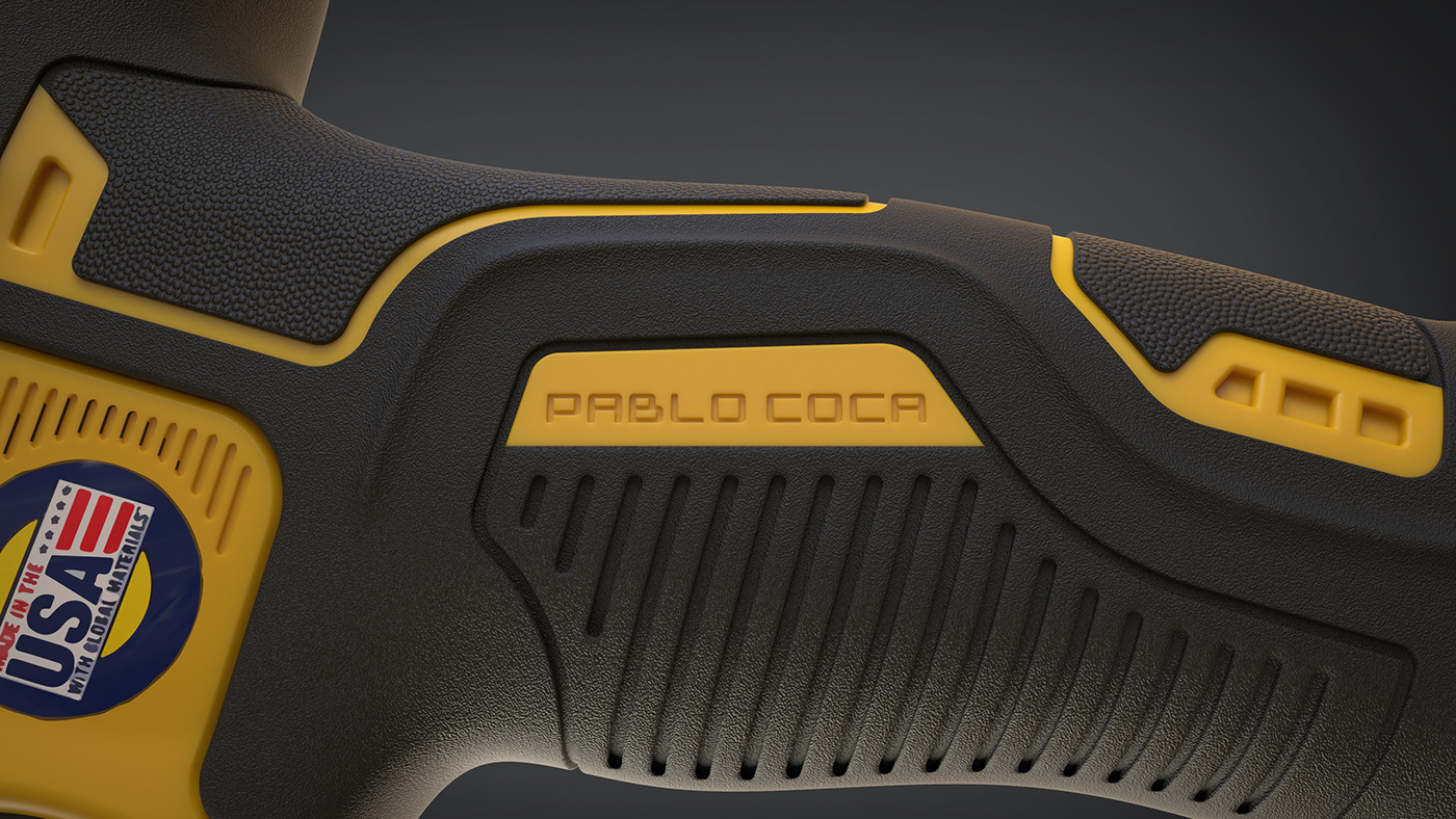 DeWalt bit，tool，3D modeling，3D design，