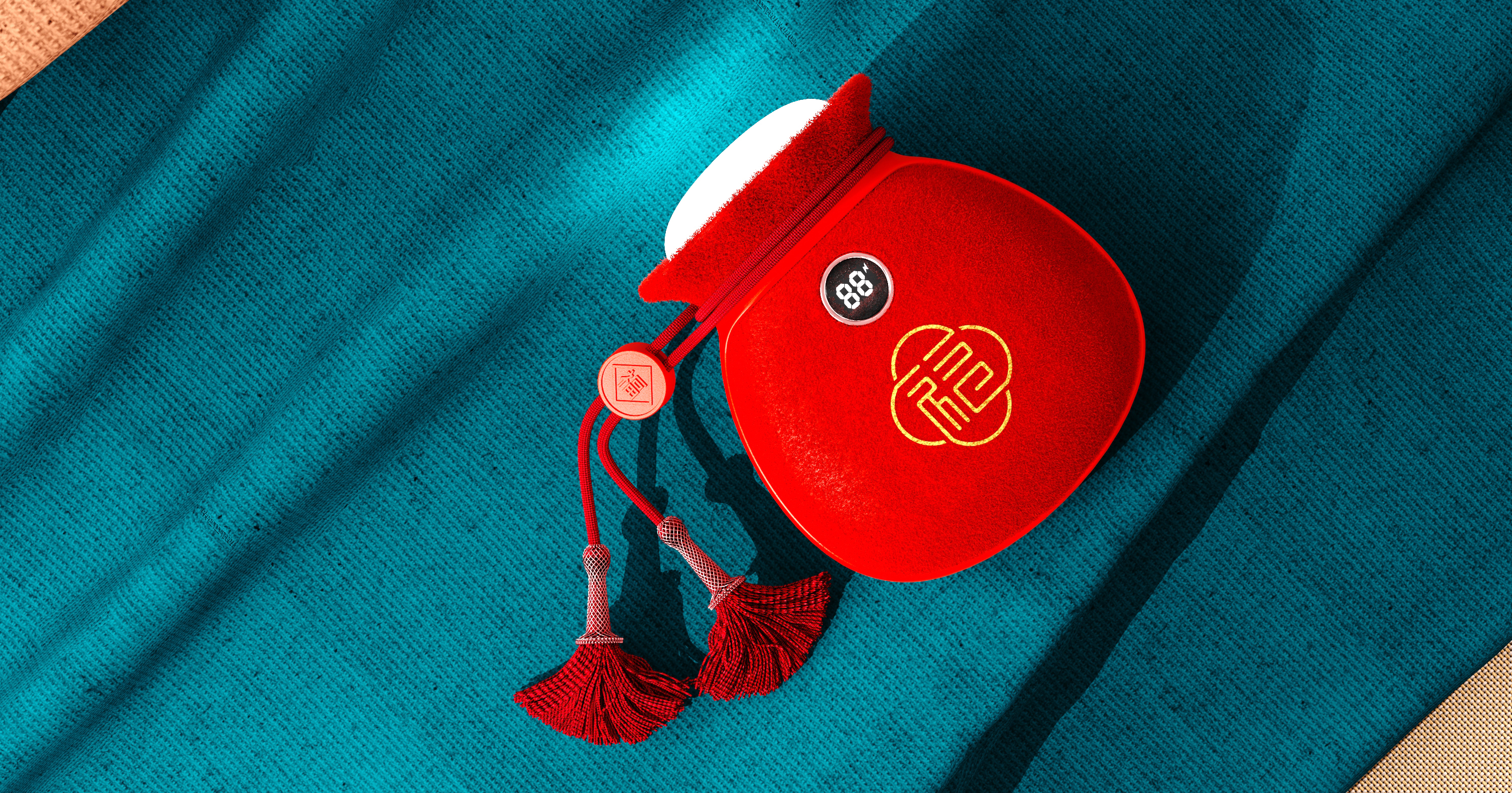 Warm hand treasure - power treasure - Guochao - light luxury - exquisite，