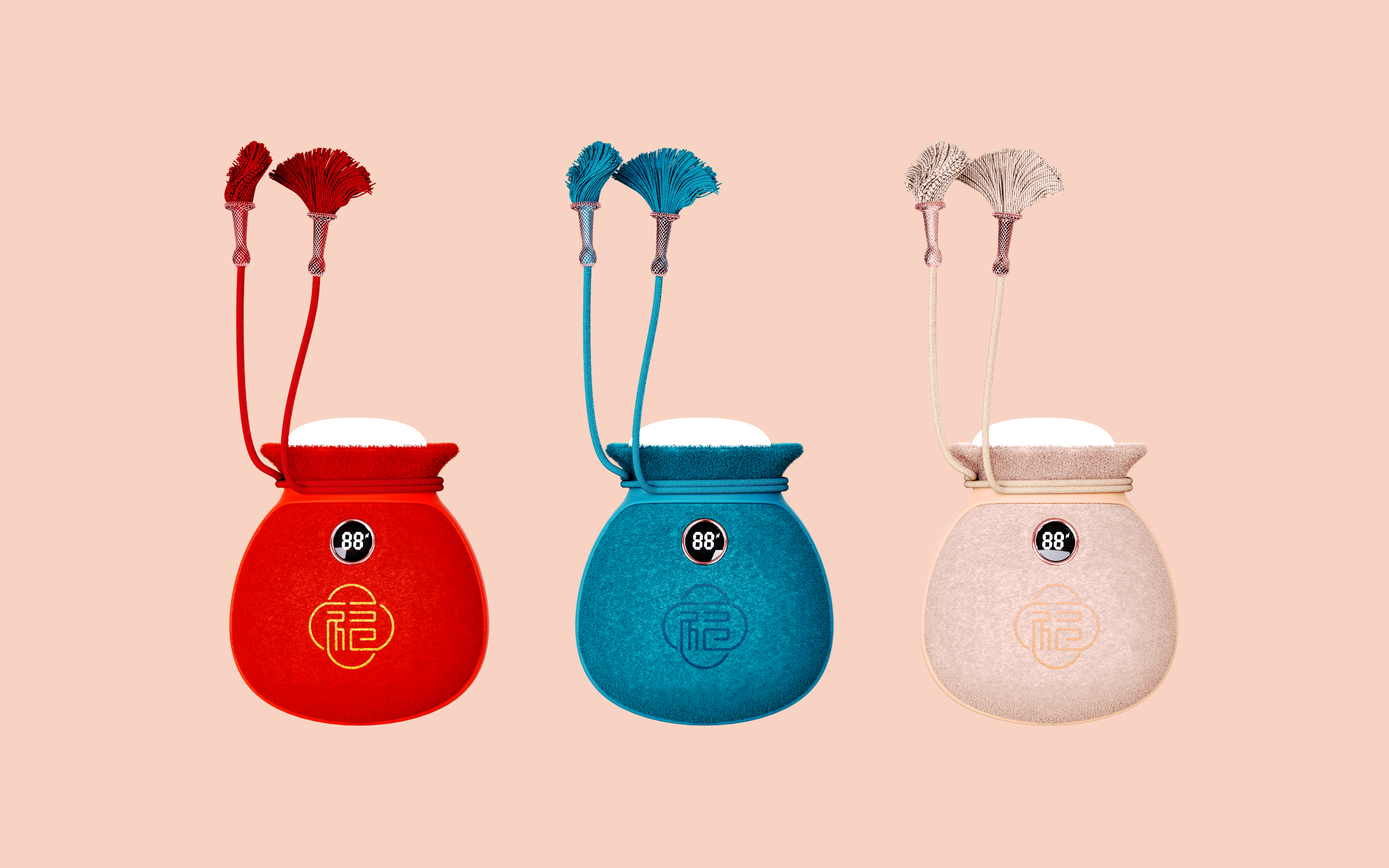 Warm hand treasure - power treasure - Guochao - light luxury - exquisite，