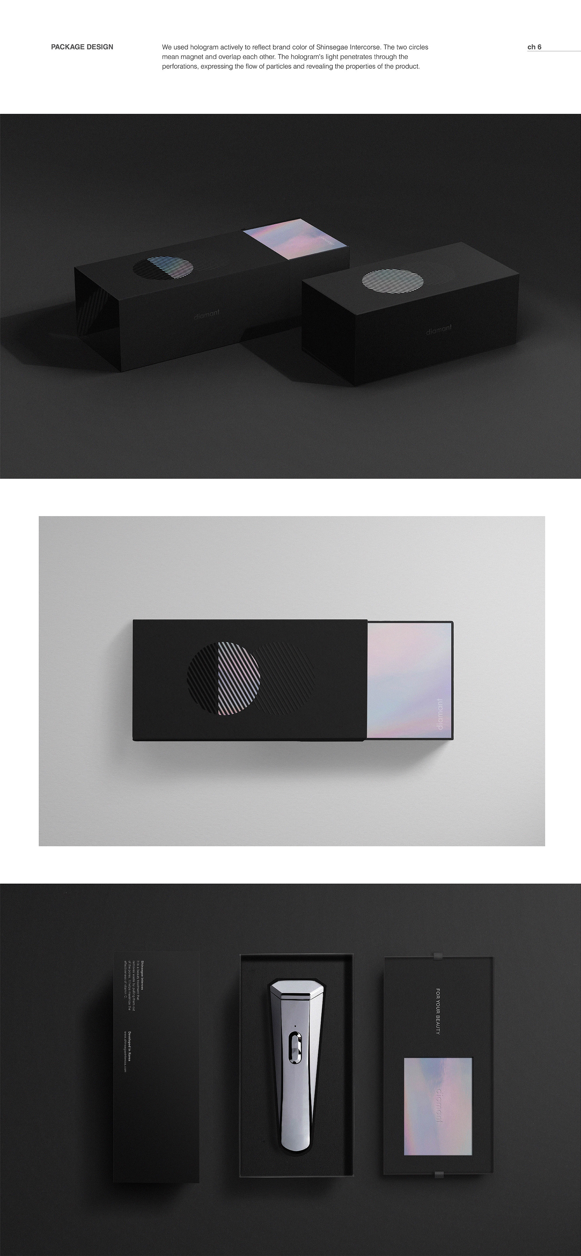 product design，Massager，Hologram，Cosmetics，