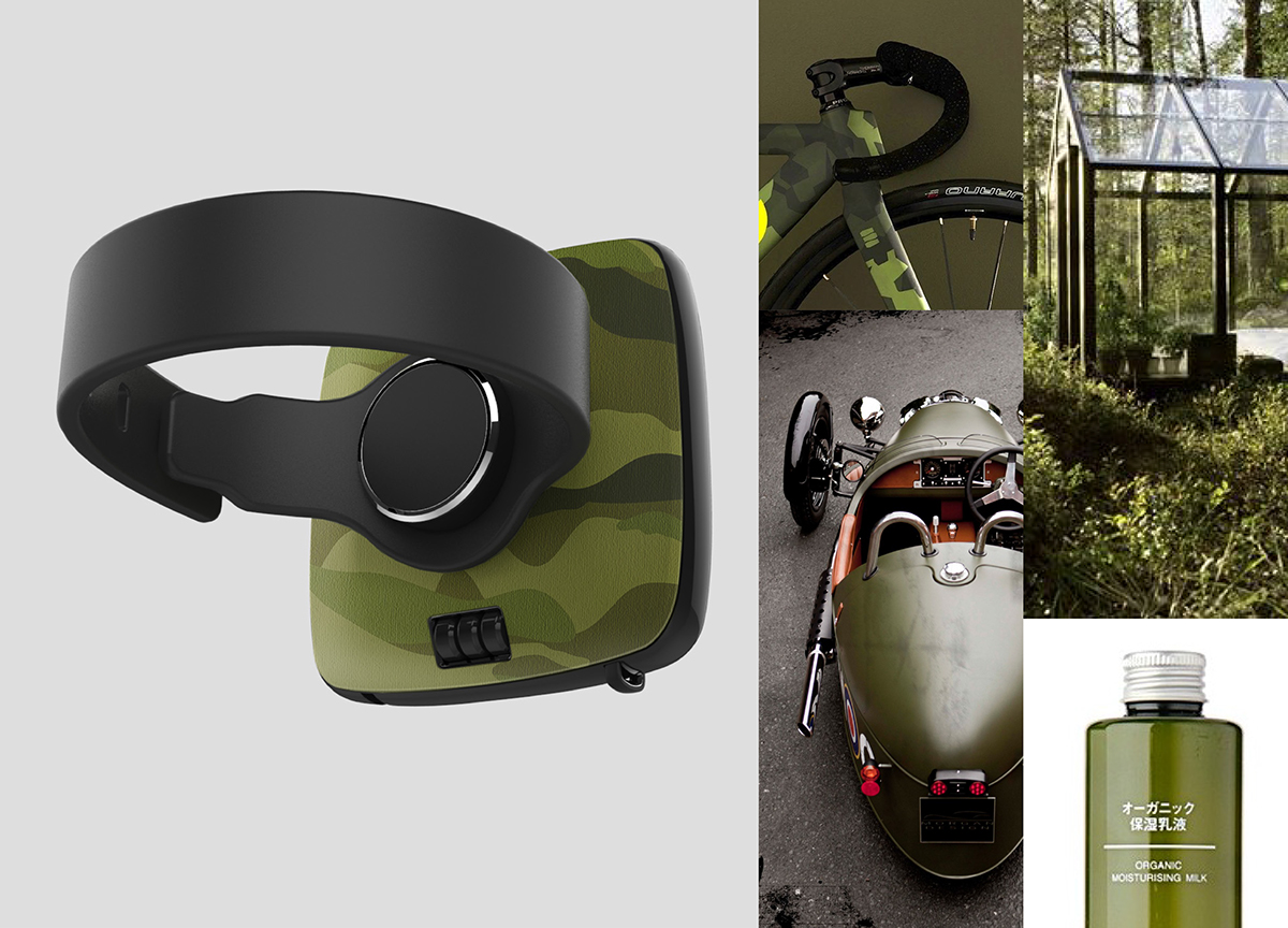 RedEye，Bicycle tail lamp and lock，industrial design，Improved design，