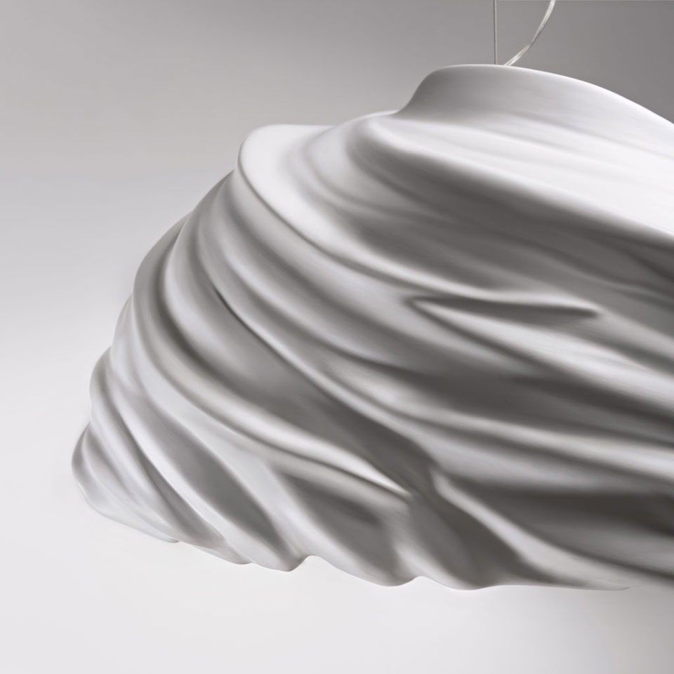 Cyclone，Ceramic lamp，Hurricane shape，