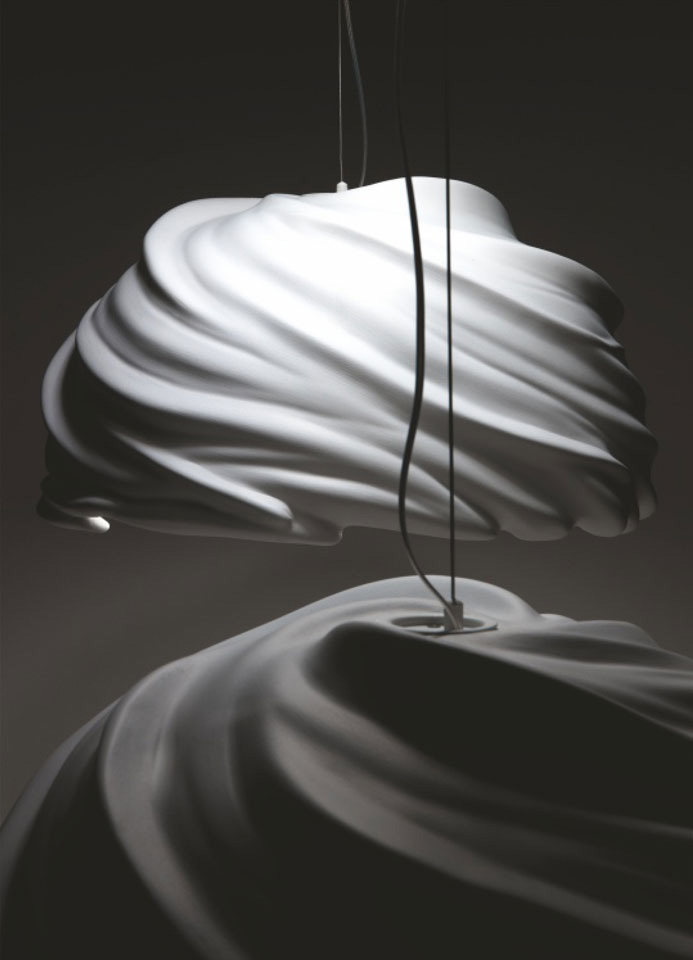 Cyclone，Ceramic lamp，Hurricane shape，