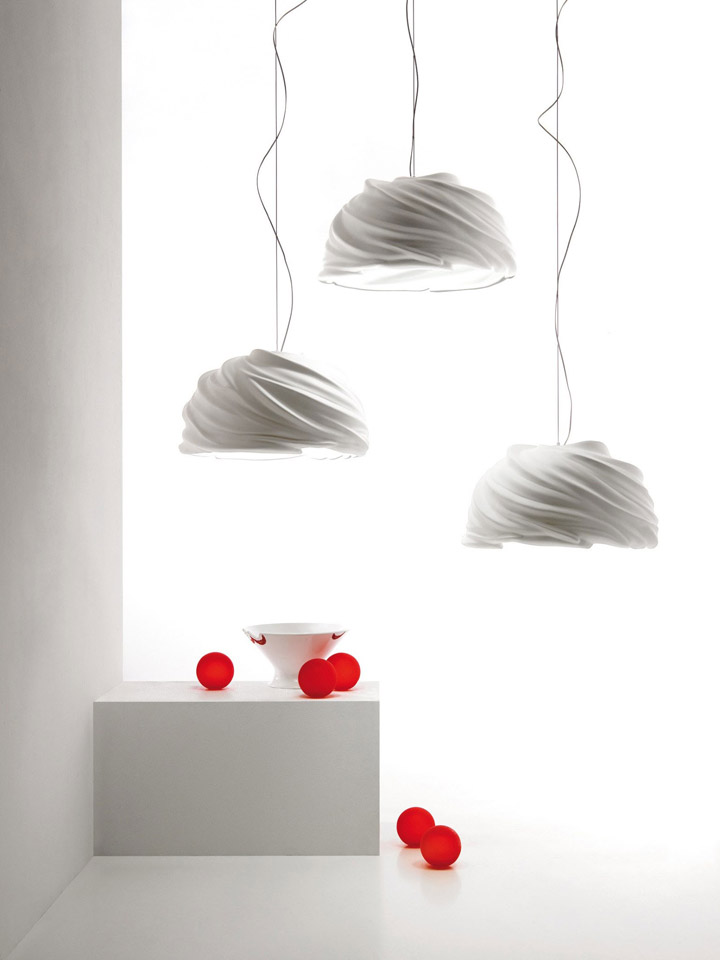 Cyclone，Ceramic lamp，Hurricane shape，