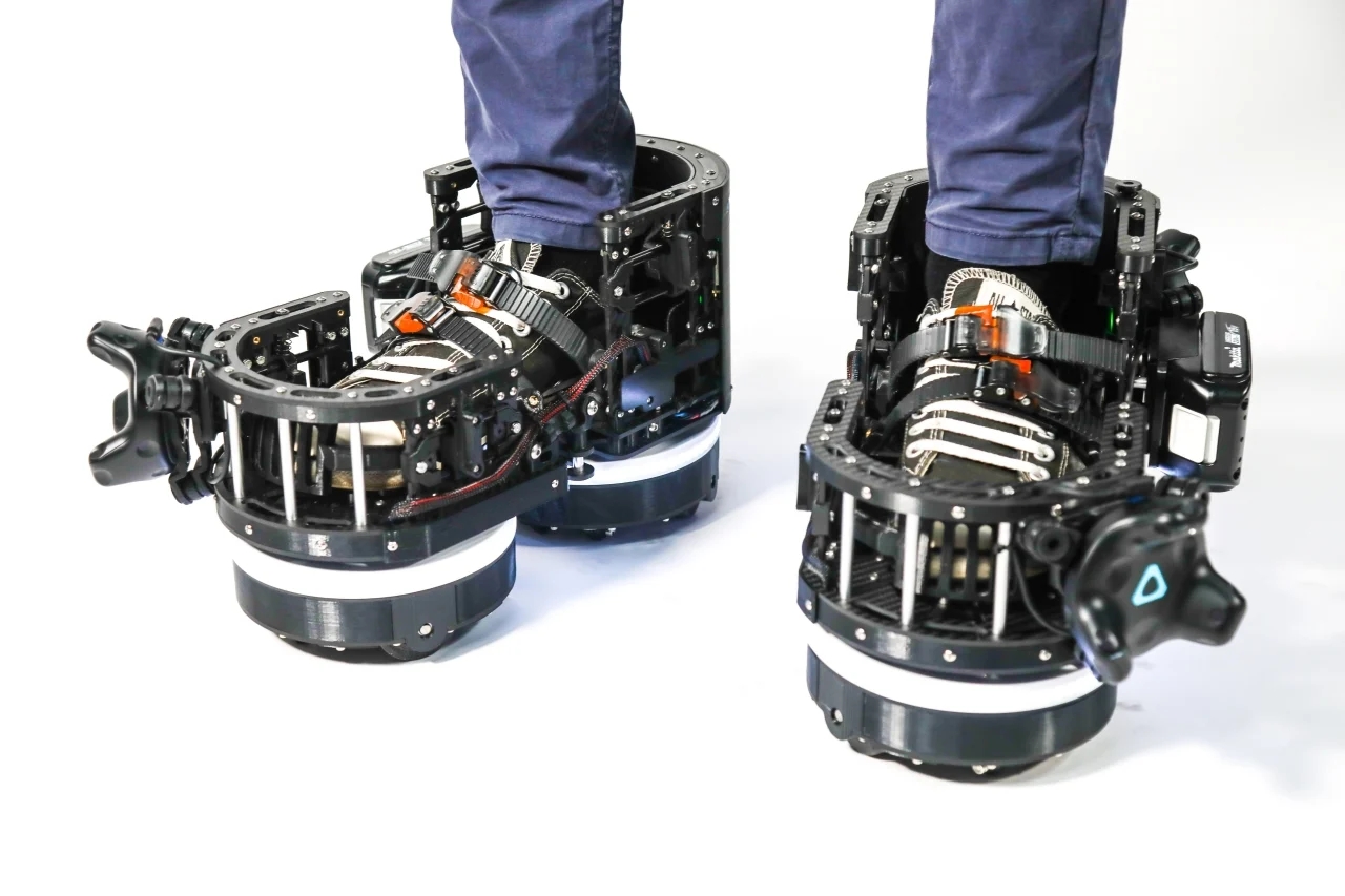 vr，Virtual walking，BOOTS，Metaverse，Cyberpunk，