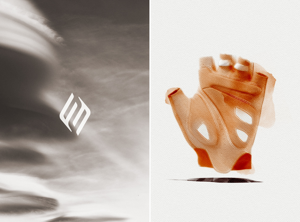 glove，Ride，orange，Mountain bike，product design，