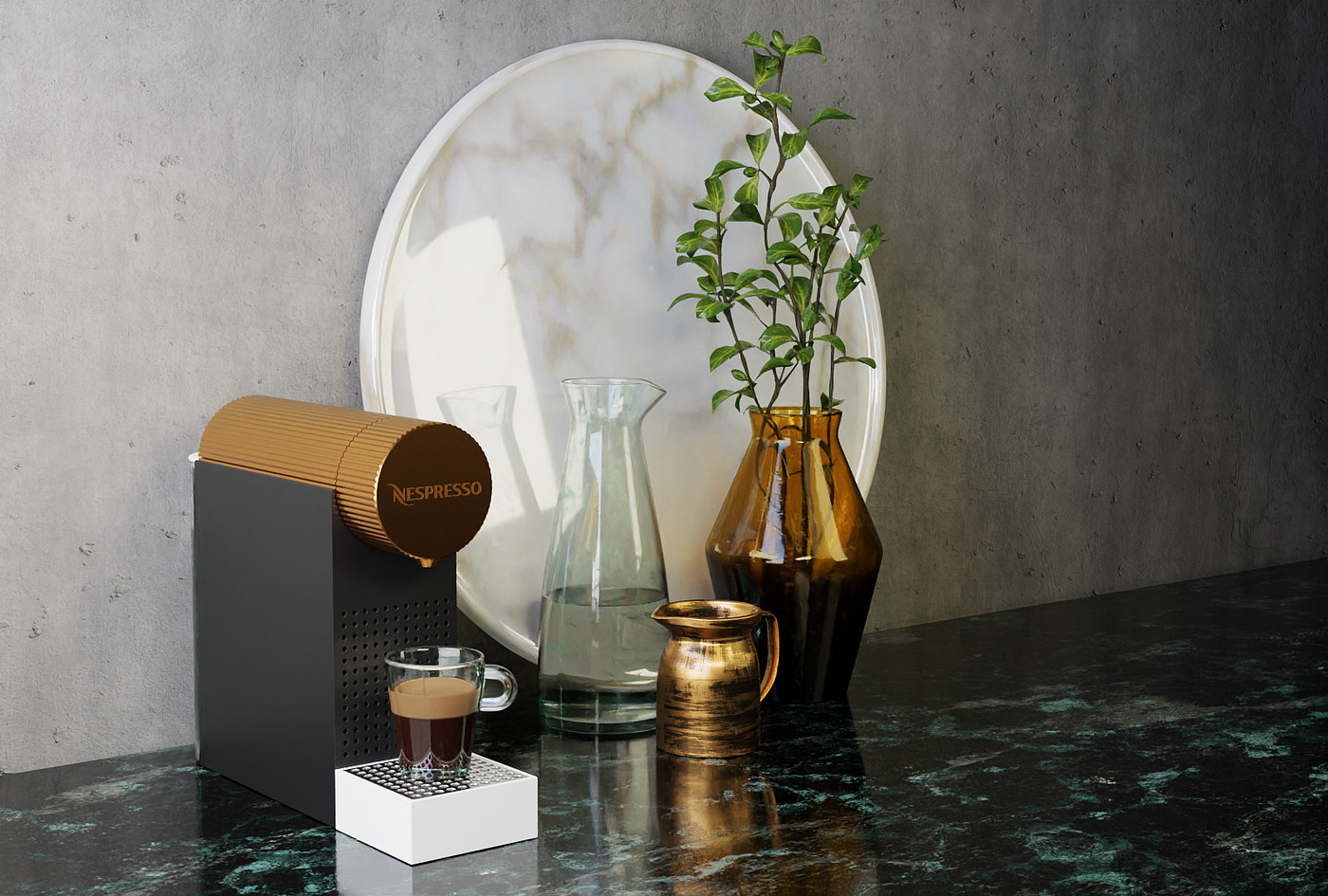 咖啡机，概念，Nespresso，产品设计，雀巢，