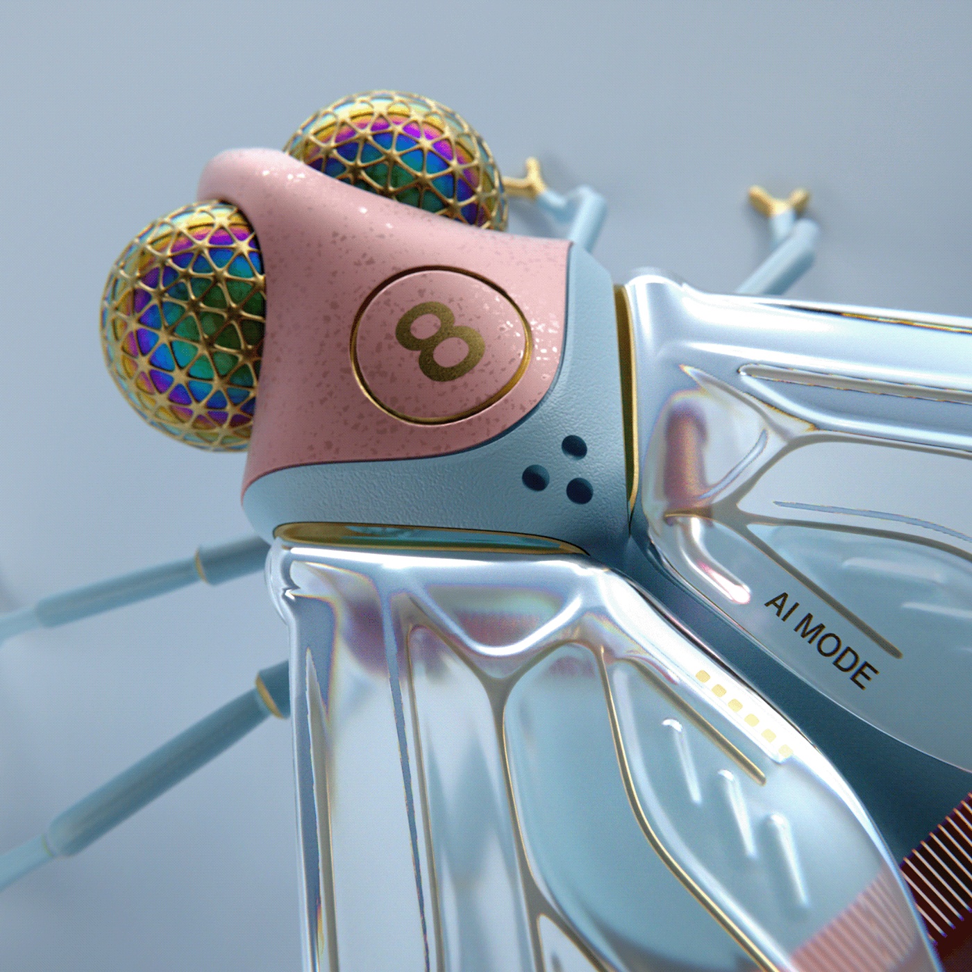 Yuri Mo，Octane rendering，Blender modeling，product design，