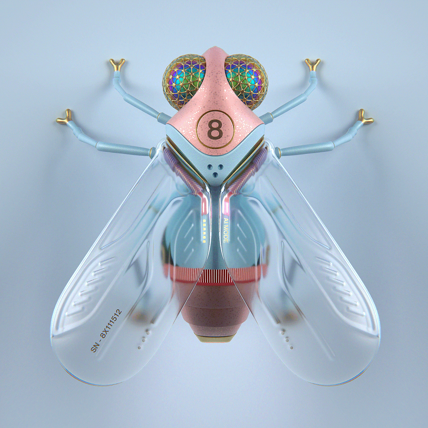 Yuri Mo，Octane rendering，Blender modeling，product design，