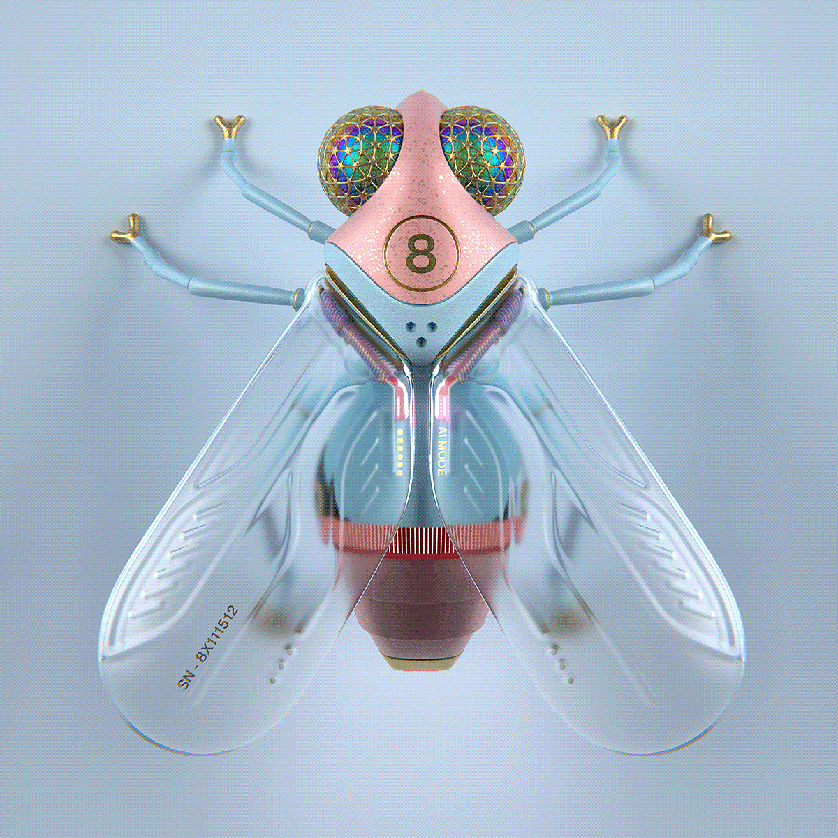 Yuri Mo，Octane rendering，Blender modeling，product design，