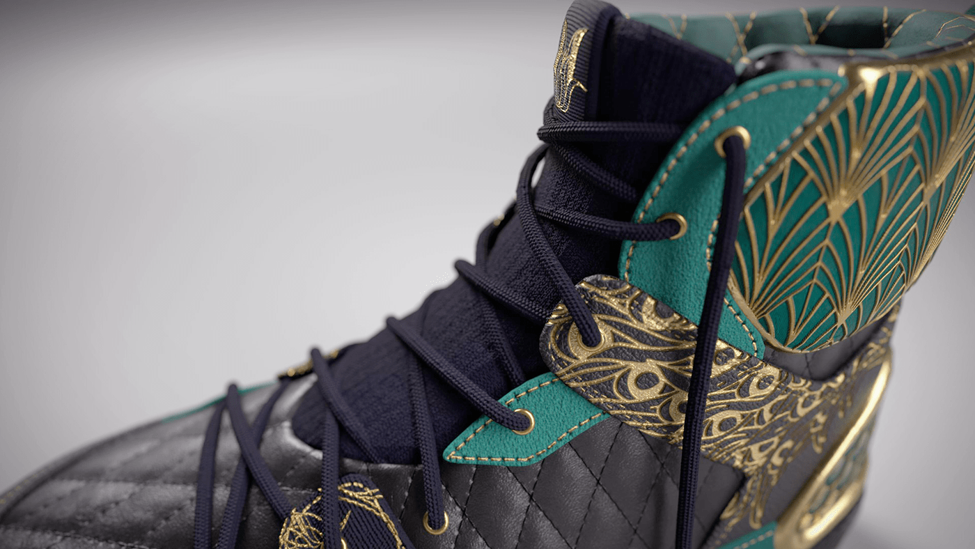 Emily Bisset，sneakers，Decorative art style，Leather material，Adob and Color，