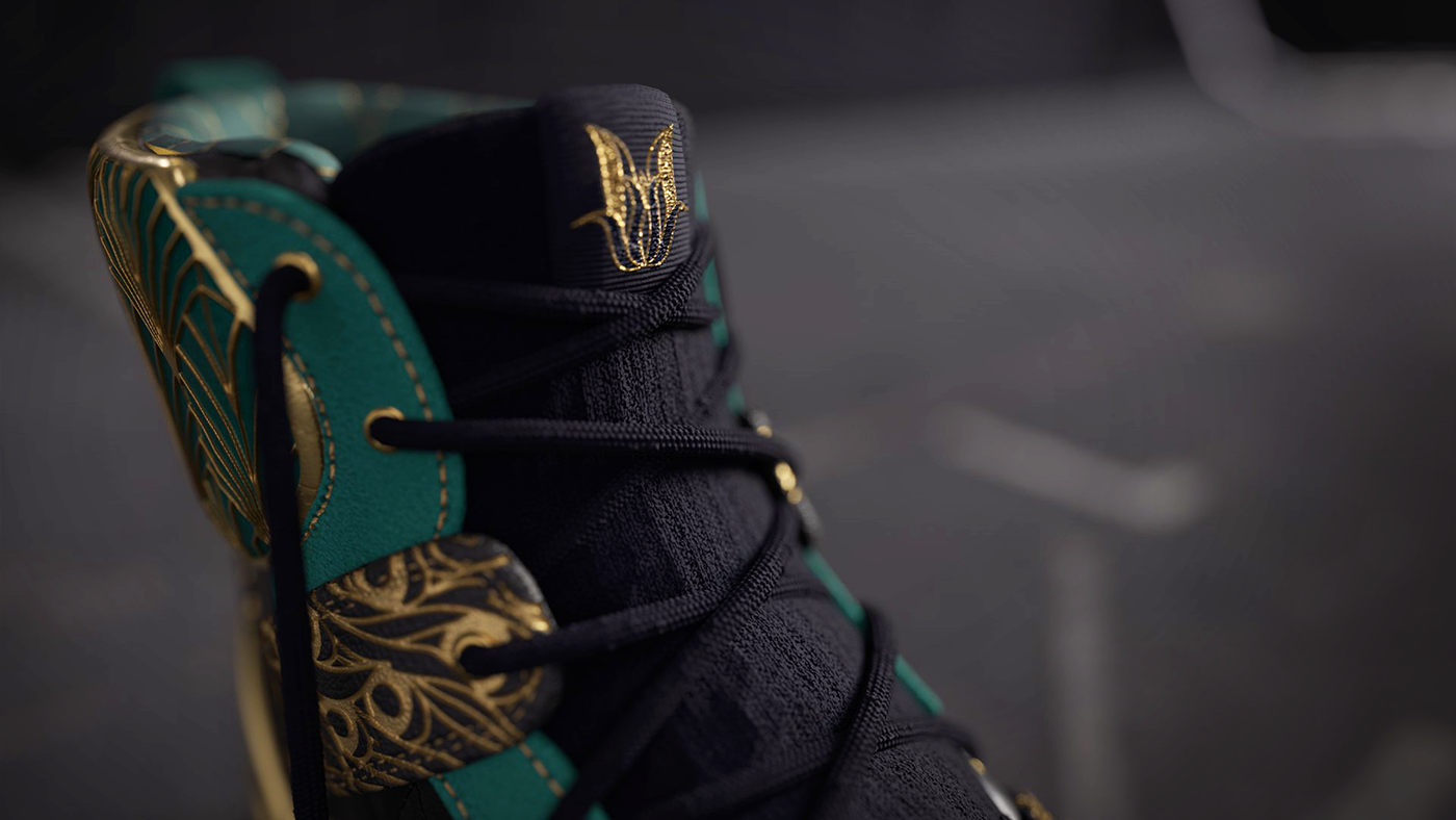 Emily Bisset，sneakers，Decorative art style，Leather material，Adob and Color，