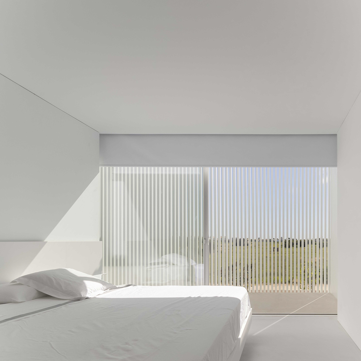 Piera House，Architectural design，Minimalist style，white，