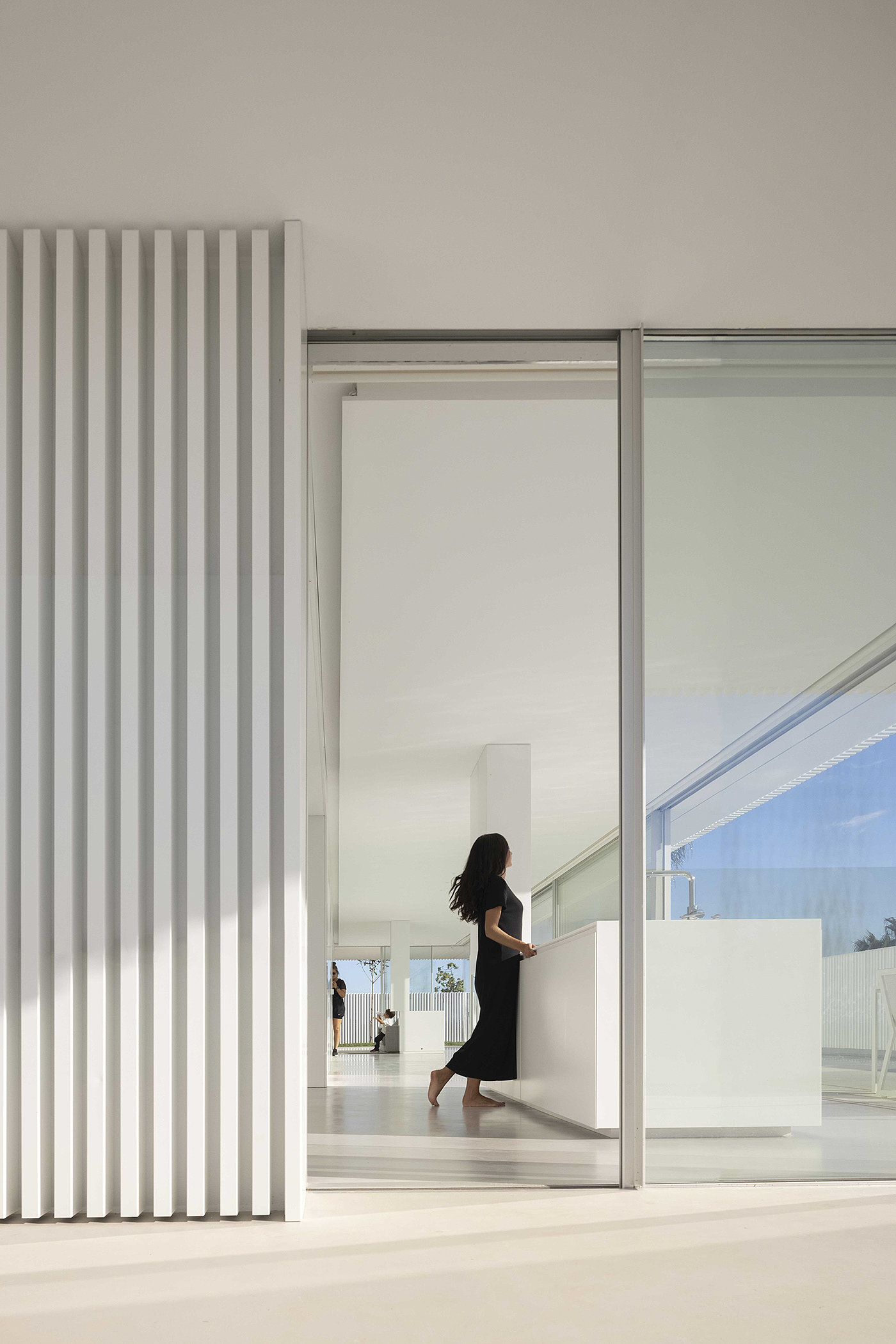 Piera House，Architectural design，Minimalist style，white，