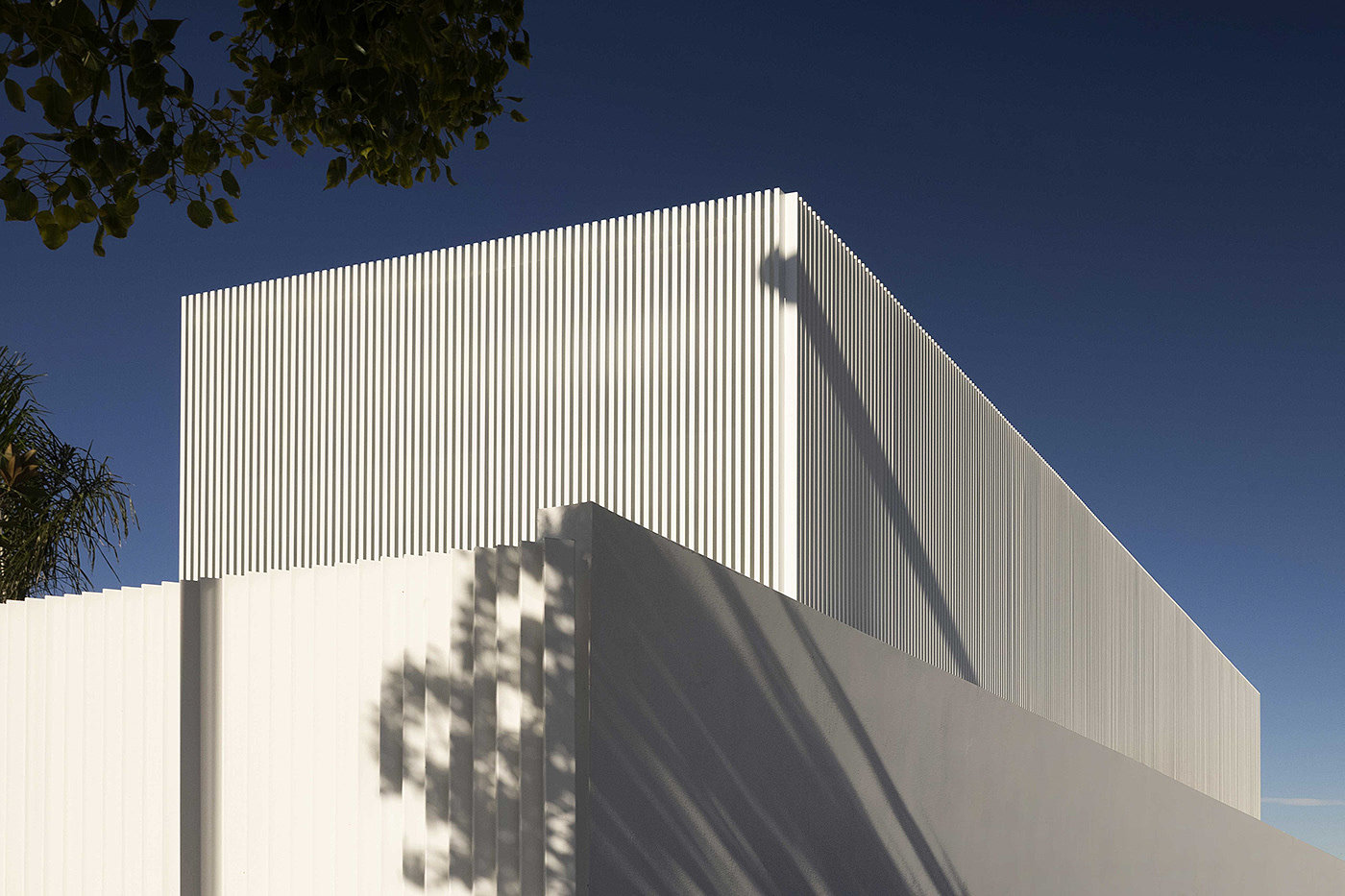 Piera House，Architectural design，Minimalist style，white，