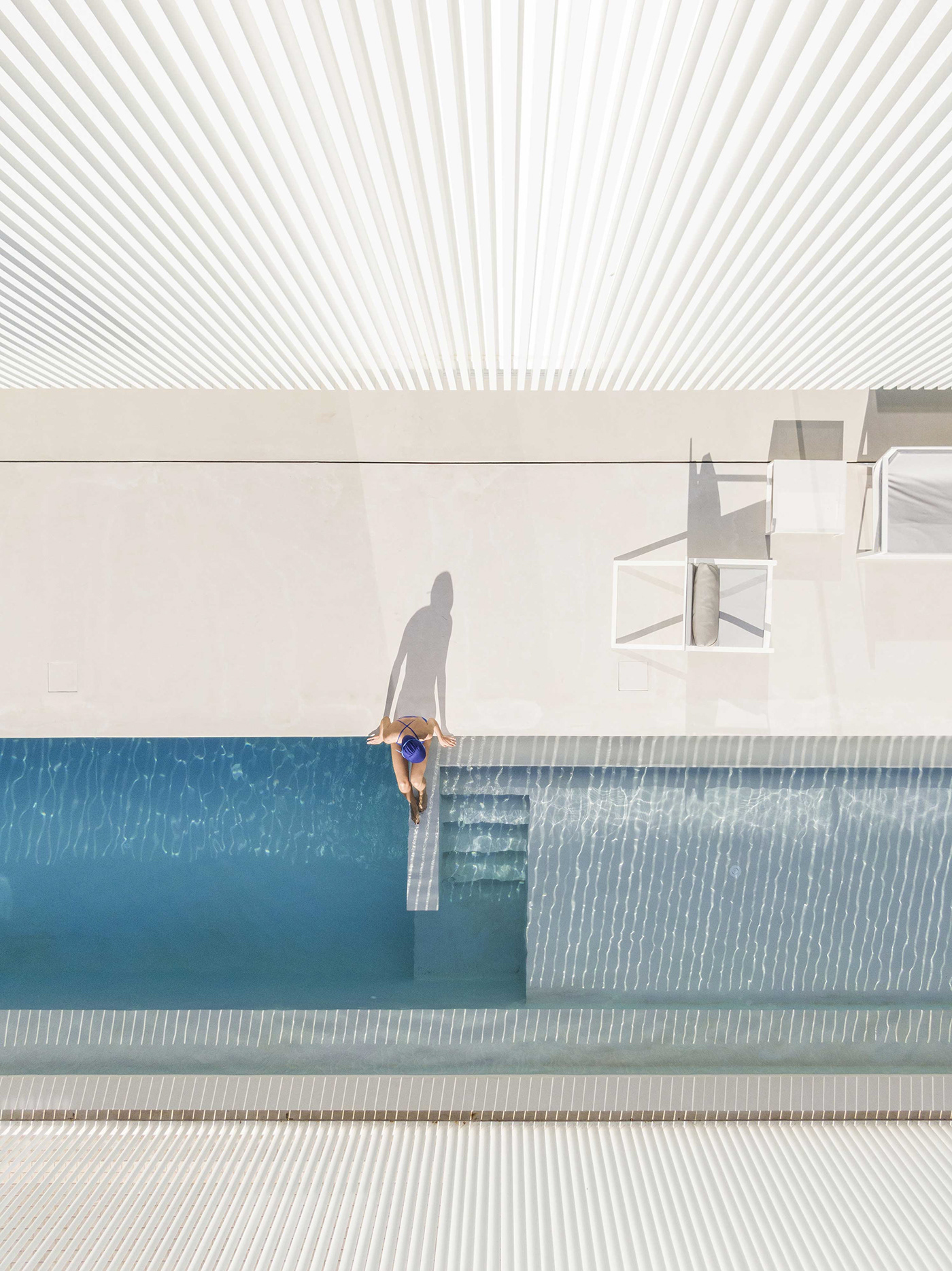 Piera House，Architectural design，Minimalist style，white，