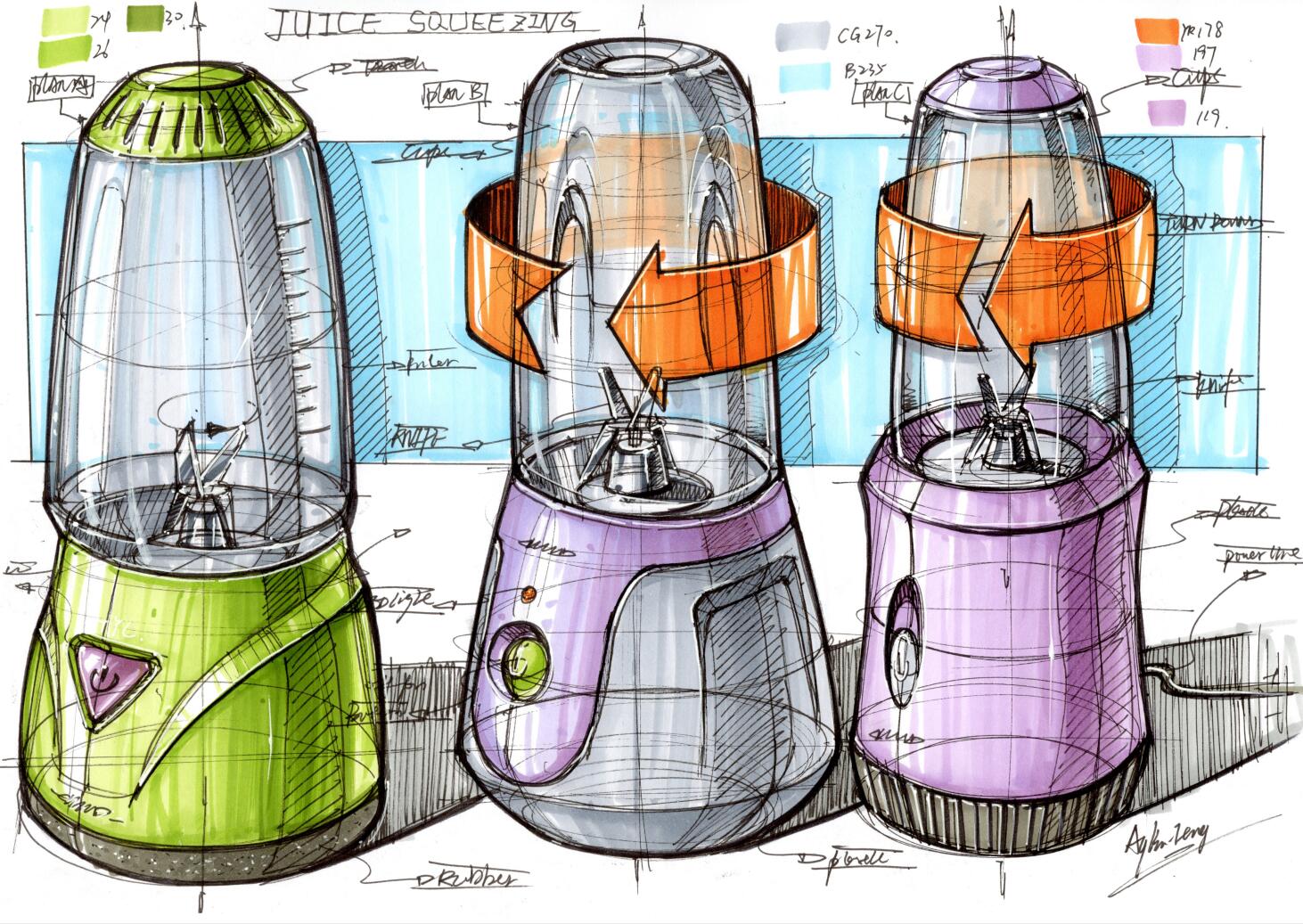 Hand drawn industrial design，Postgraduate entrance examination for industrial design，Hand drawn product design，Product design postgraduate entrance examination，Designer's hand-painted book，product design，industrial design，Hand drawn，