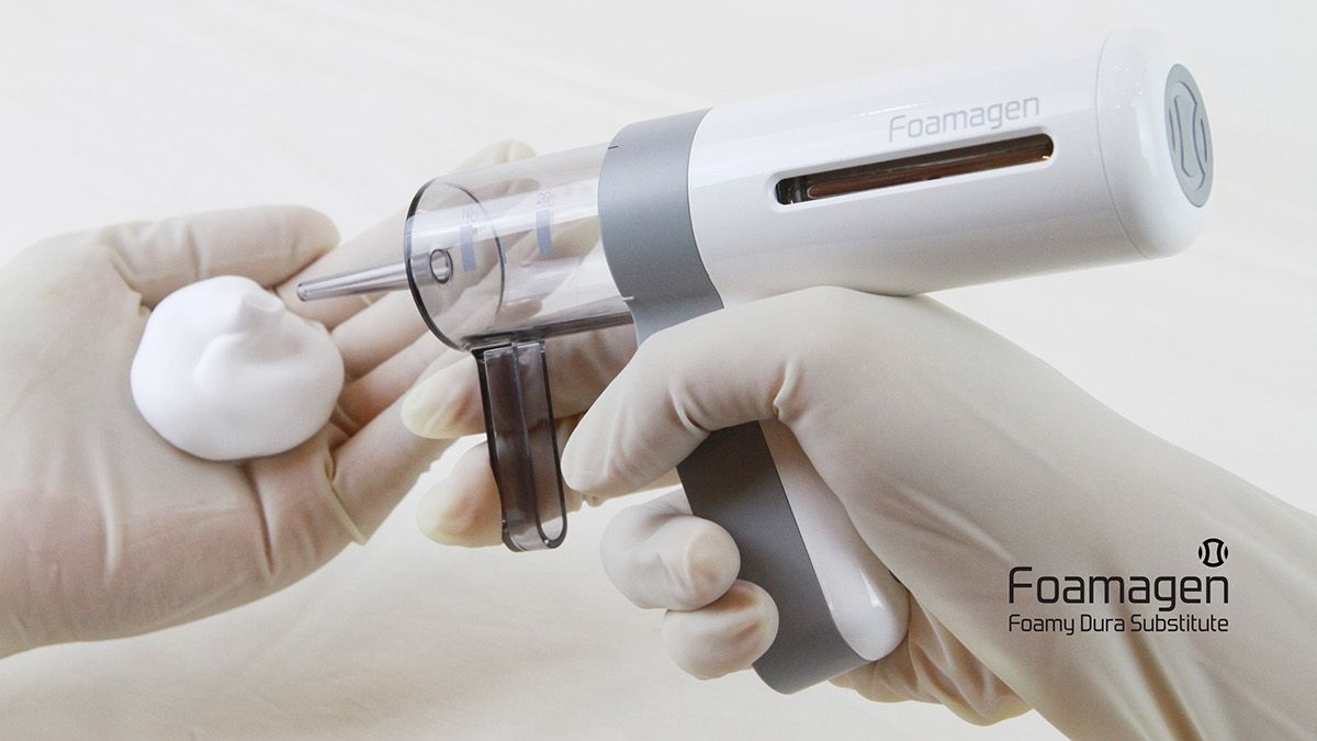 Medical equipment，Foam gun，Dural repair tool，industrial design，