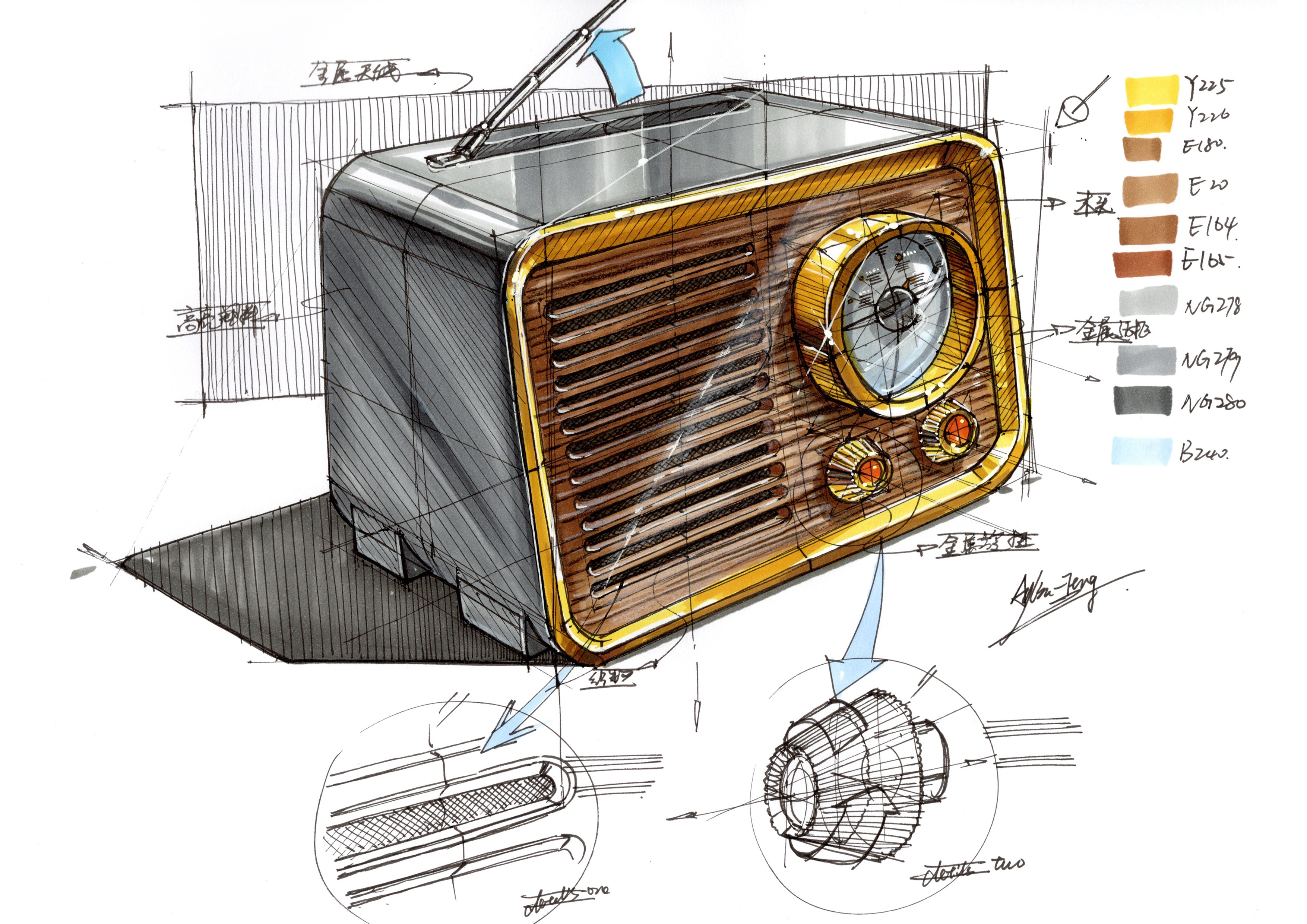 Hand drawn industrial design，Postgraduate entrance examination for industrial design，Hand drawn product design，Product design postgraduate entrance examination，Designer's hand-painted book，product design，industrial design，Hand drawn，