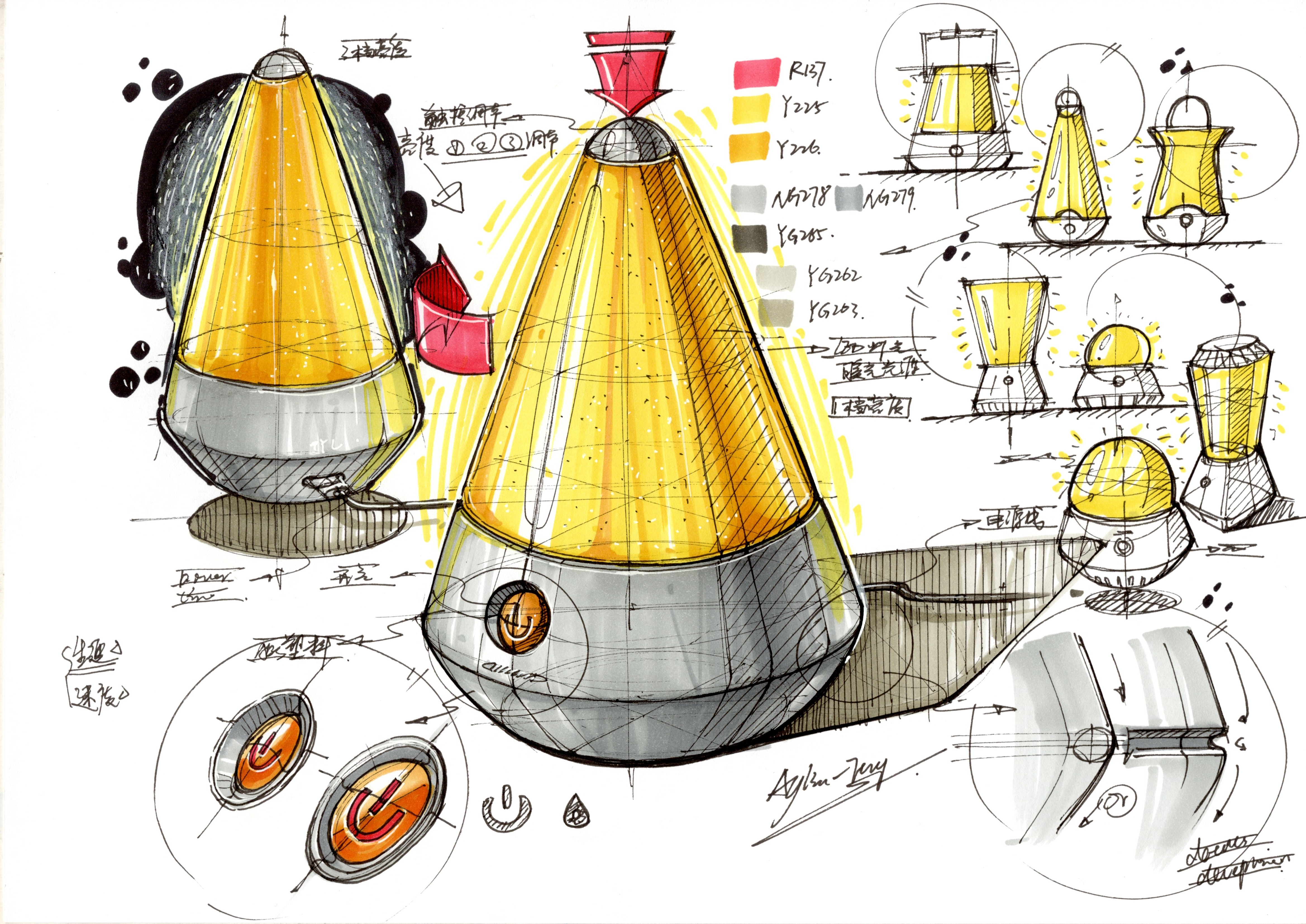 Hand drawn industrial design，Postgraduate entrance examination for industrial design，Hand drawn product design，Product design postgraduate entrance examination，Designer's hand-painted book，product design，industrial design，Hand drawn，