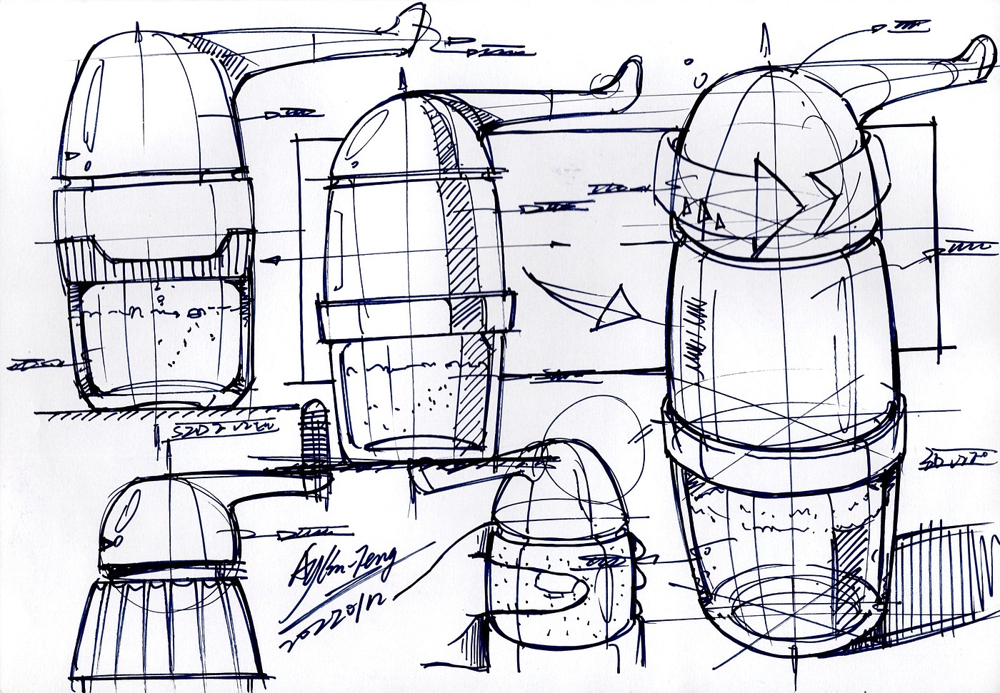 Hand drawn industrial design，Postgraduate entrance examination for industrial design，Hand drawn product design，Product design postgraduate entrance examination，industrial design，product design，Design hand drawn，Designer's hand-painted book，
