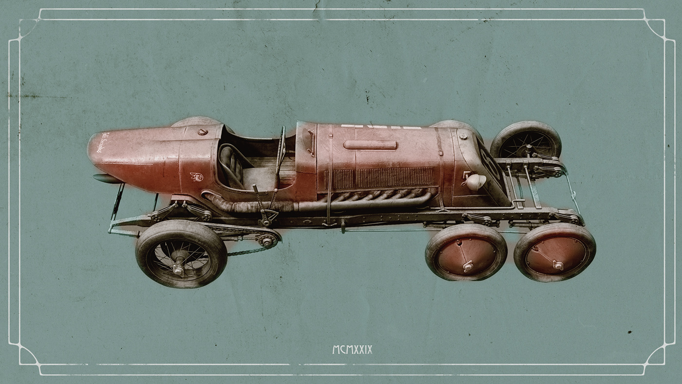 1920 ~ 1930s，Aerocar，Gentleman race，High quality，