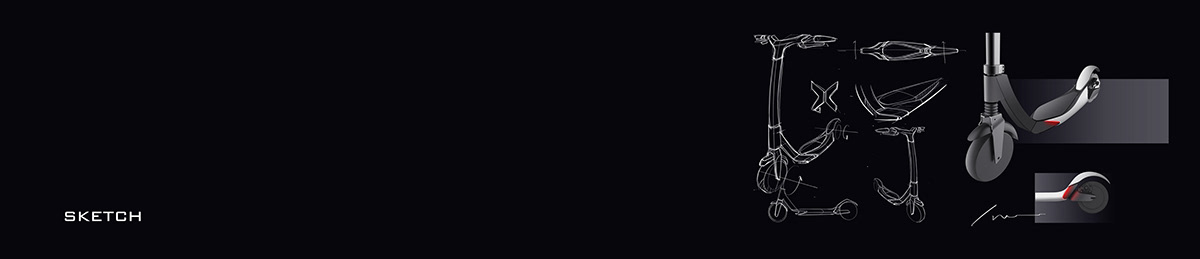 Husky original design，Electric scooter，