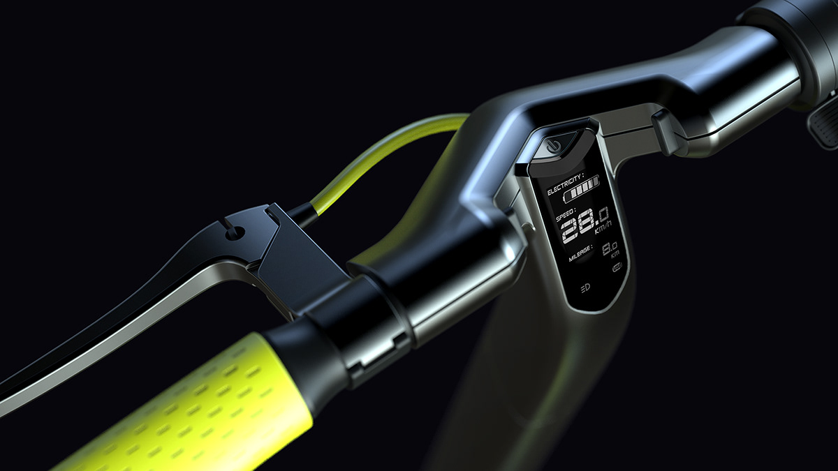 Husky original design，Electric scooter，