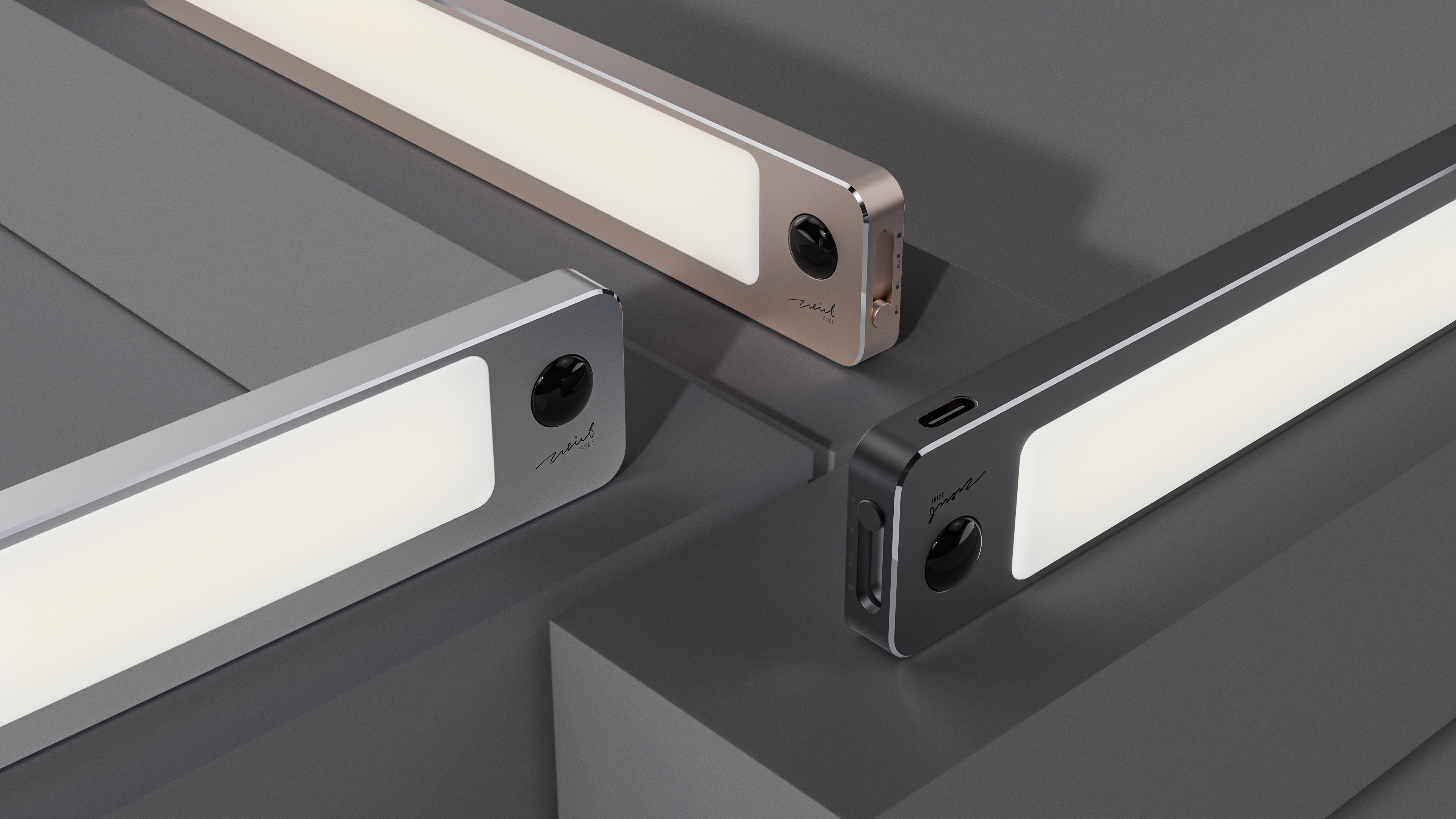 Intelligent induction lamp，Smart home product design，