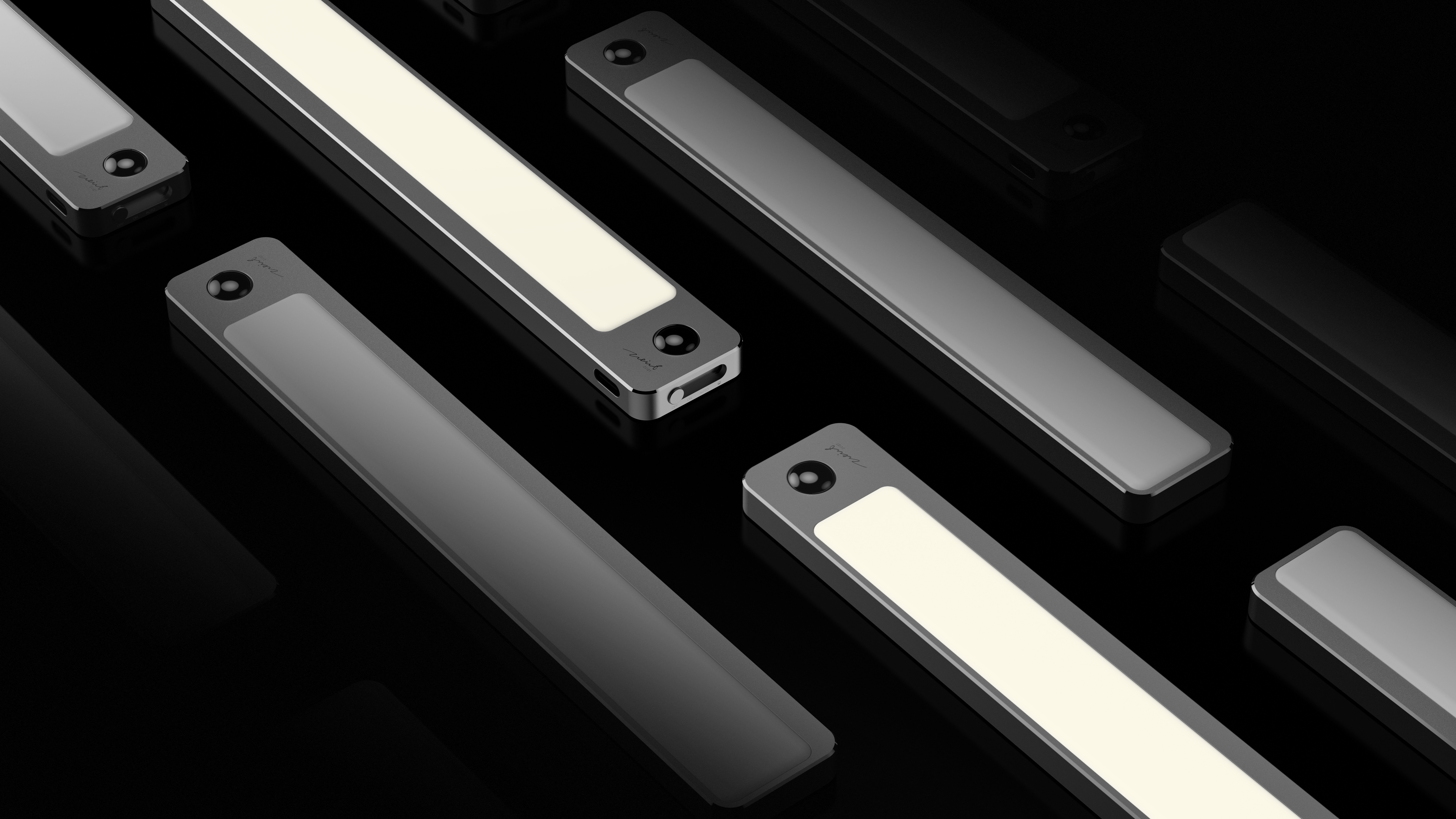 Intelligent induction lamp，Smart home product design，