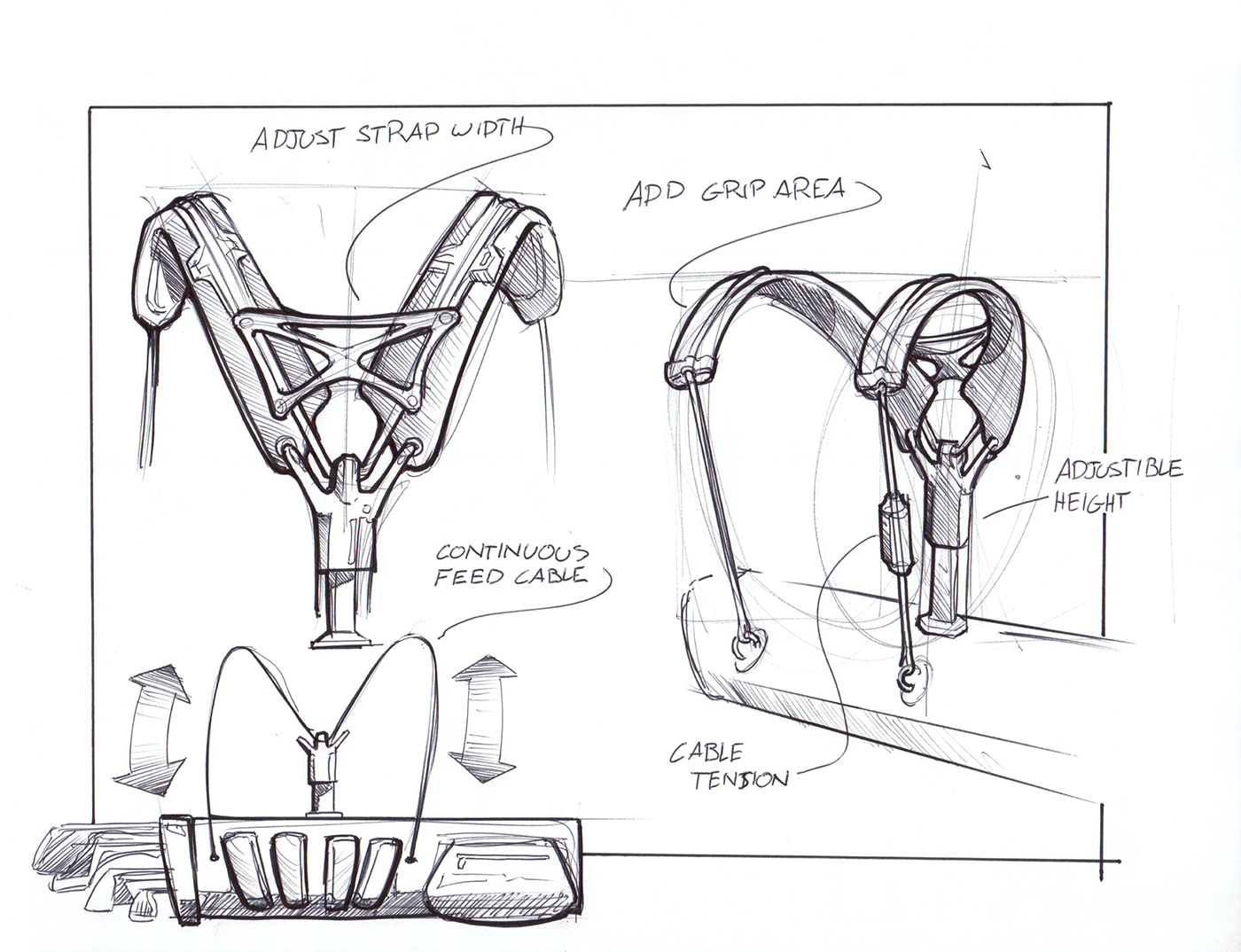 FreeFrame Golf，Golf bag，Redesign，