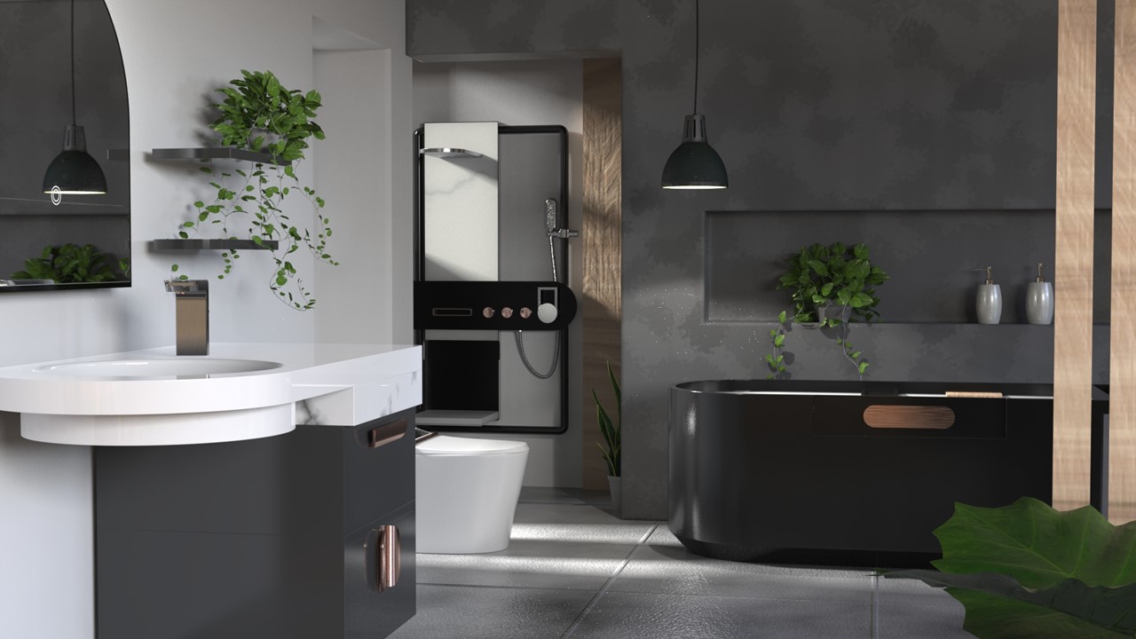 product，Cultural creation，bathroom，Render，