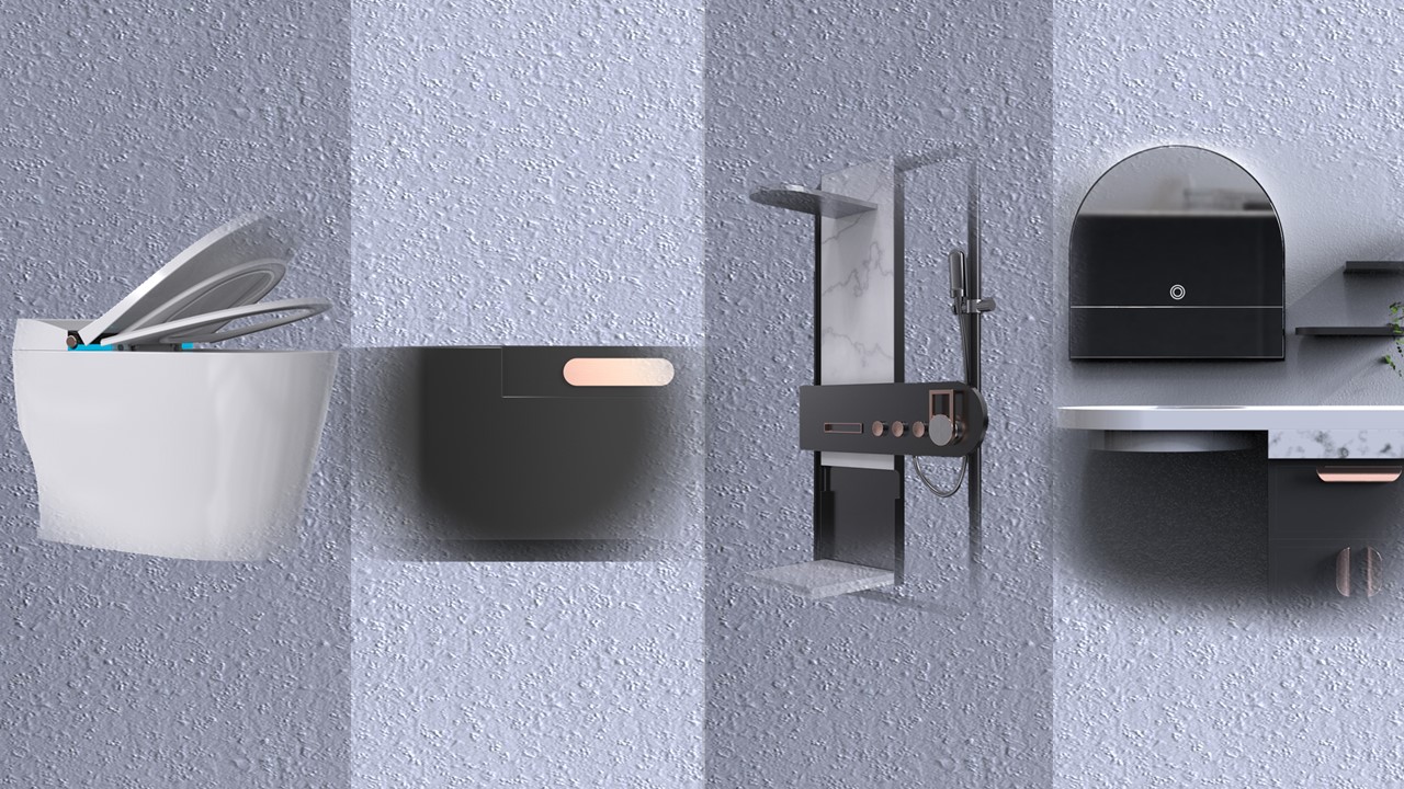 product，Cultural creation，bathroom，Render，