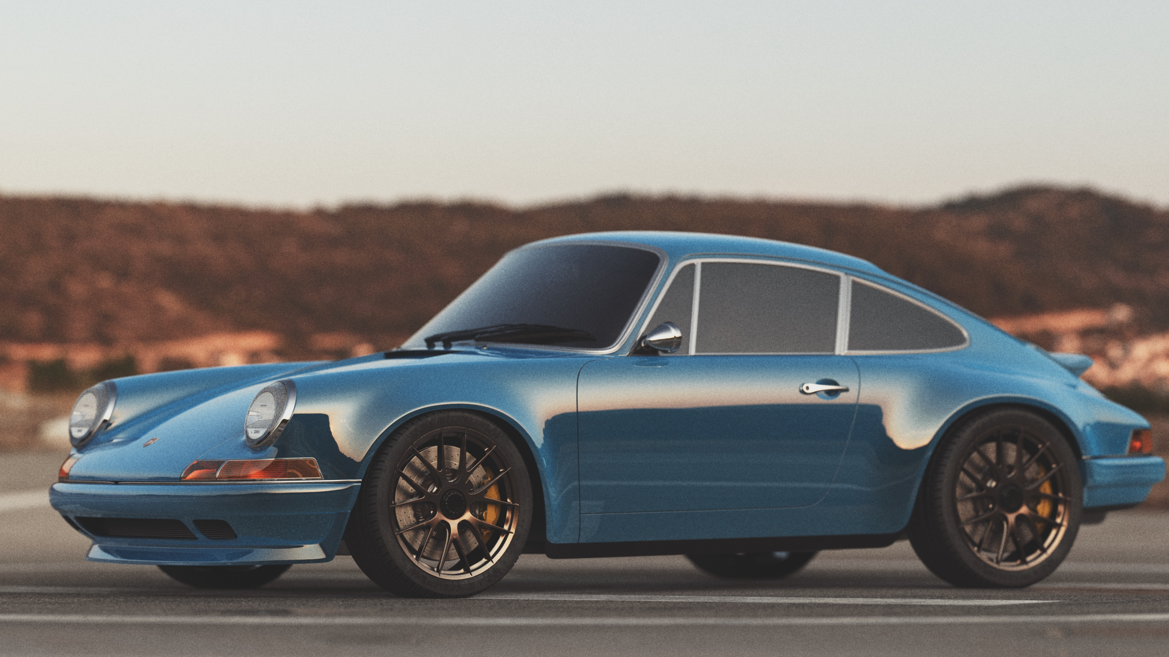 Car rendering，keyshot，nine hundred and eleven，industrial design，