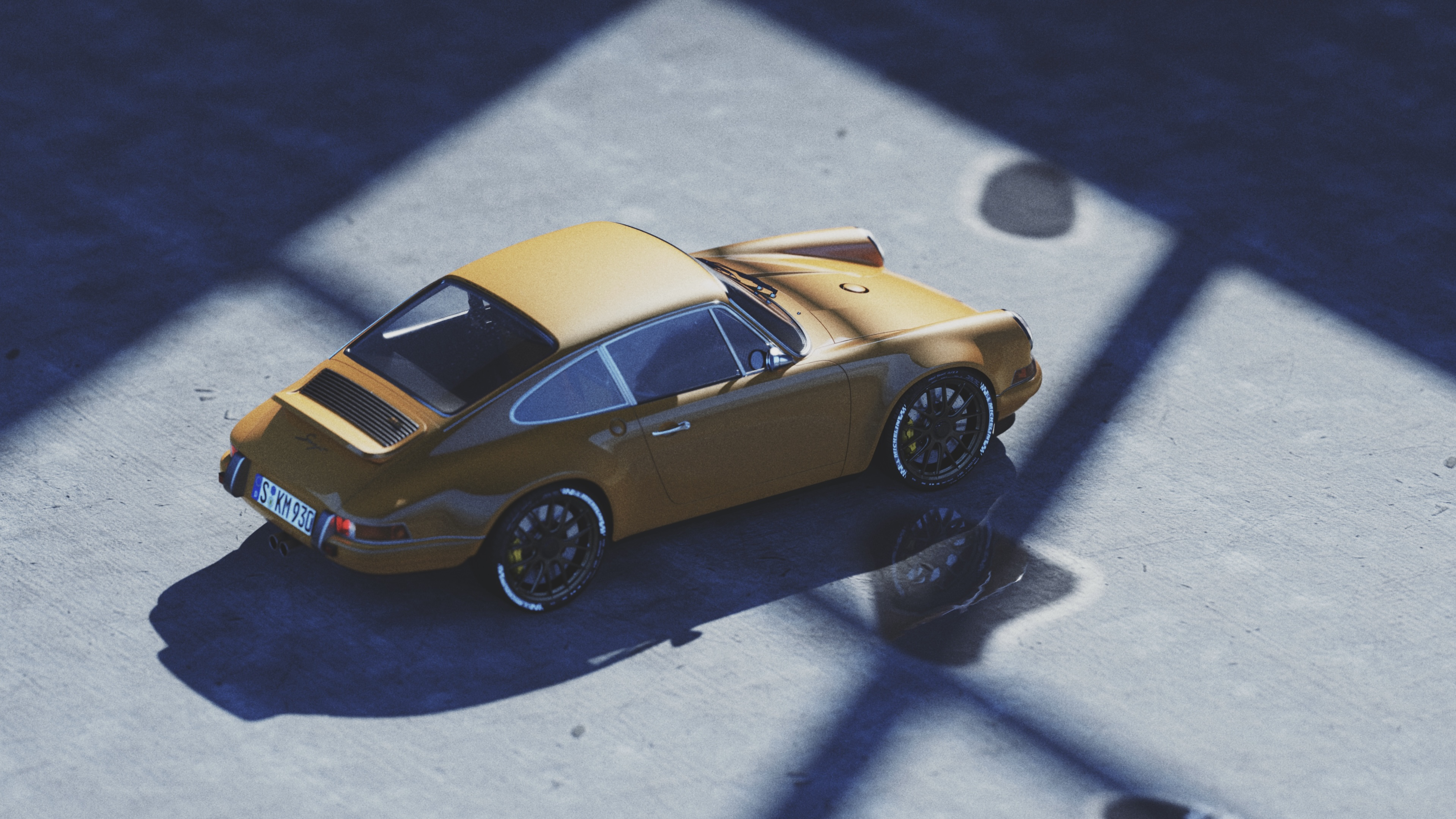 Car rendering，keyshot，nine hundred and eleven，industrial design，