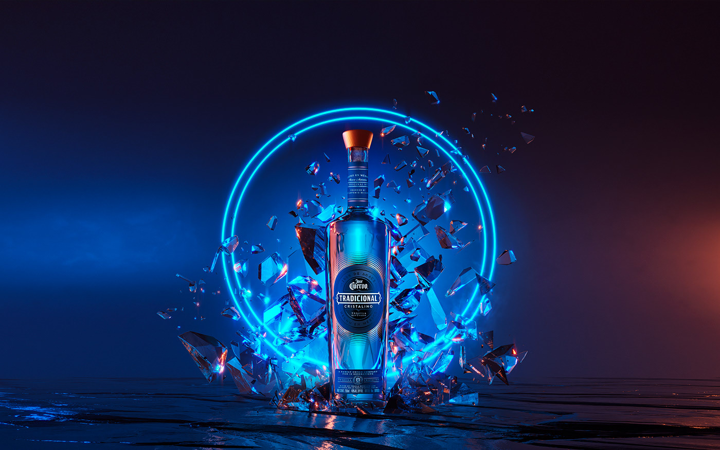 tequila，Drinks，Ice rendering，3d，