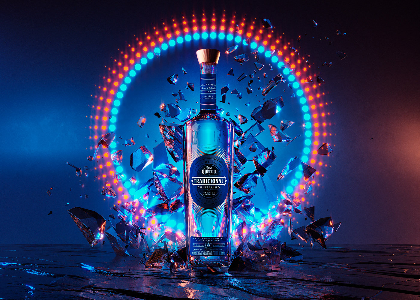 tequila，Drinks，Ice rendering，3d，