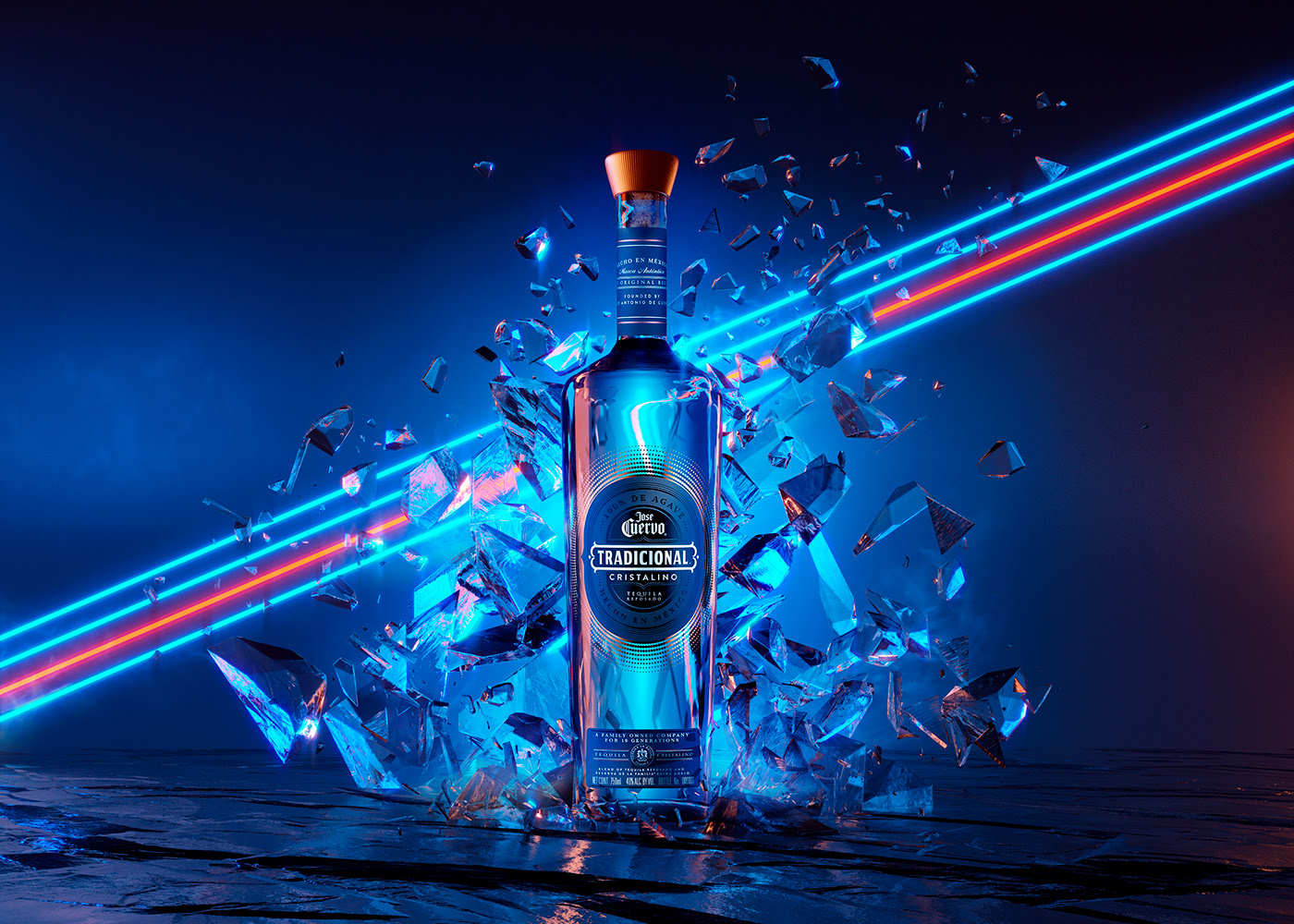 tequila，Drinks，Ice rendering，3d，