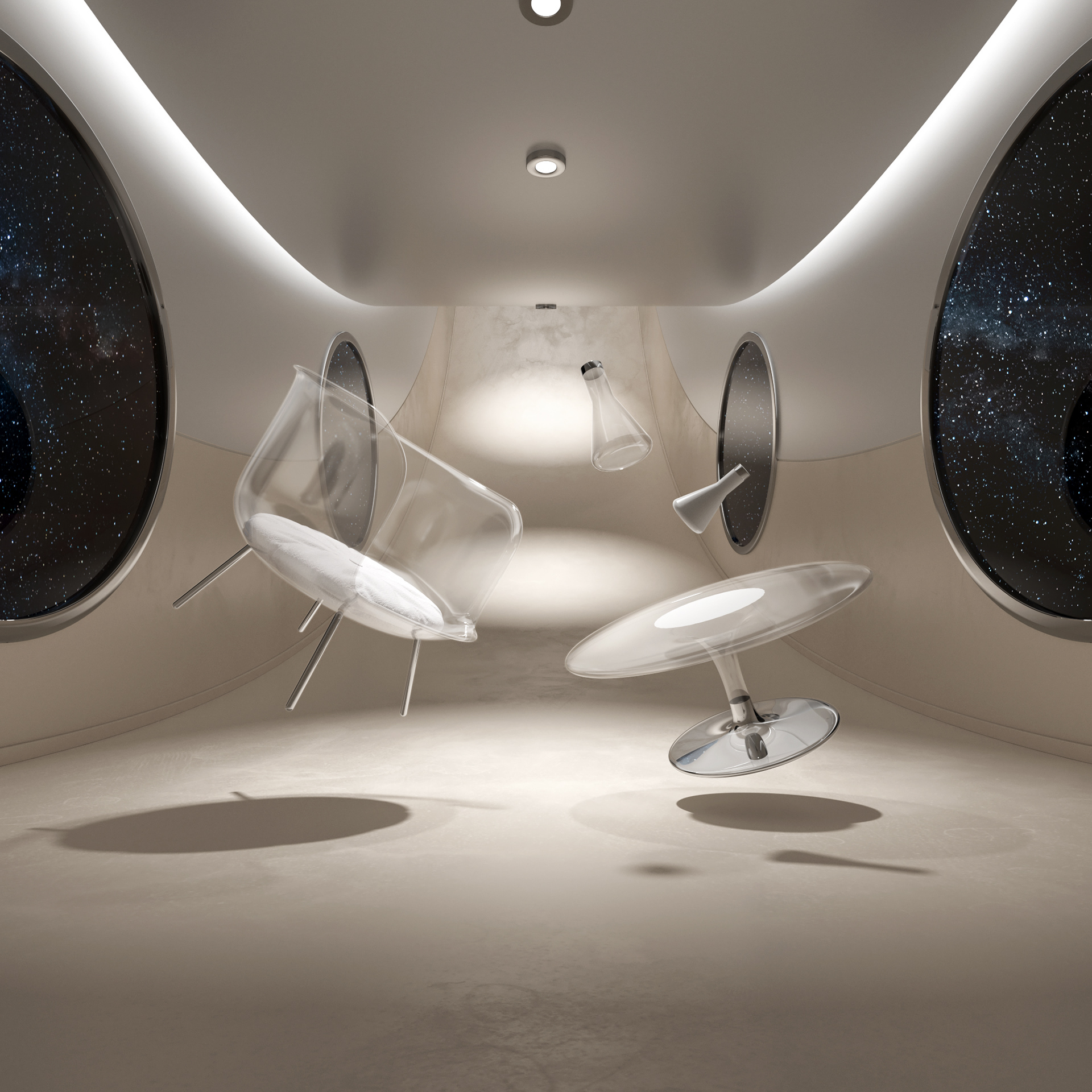 Computer animation，Set design，c4d，Set space，