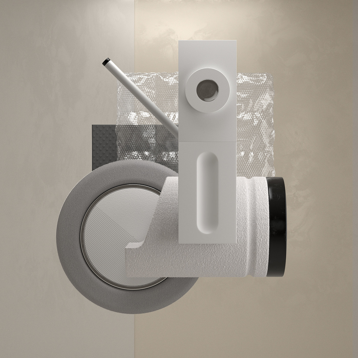 Computer animation，Set design，c4d，Set space，
