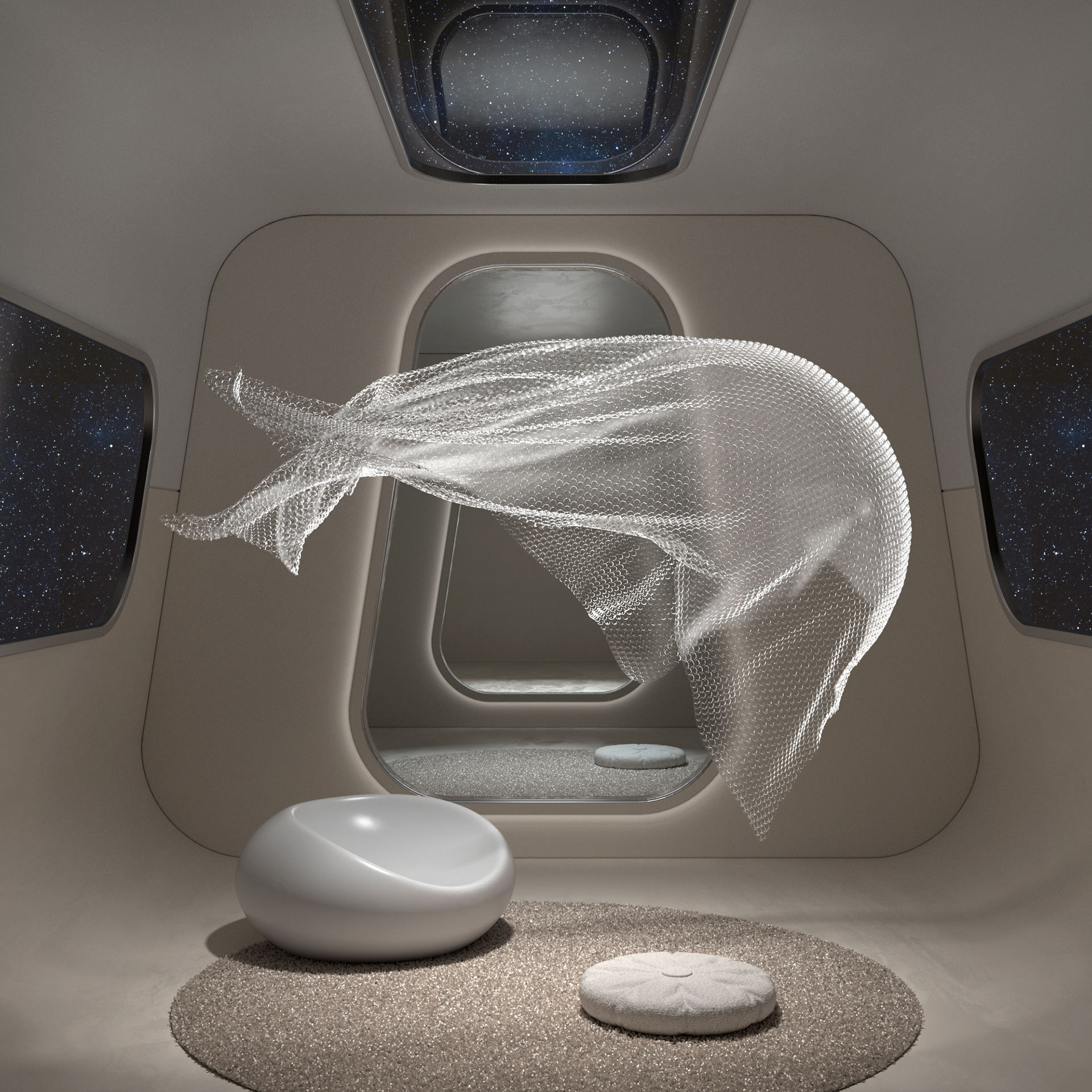 Computer animation，Set design，c4d，Set space，