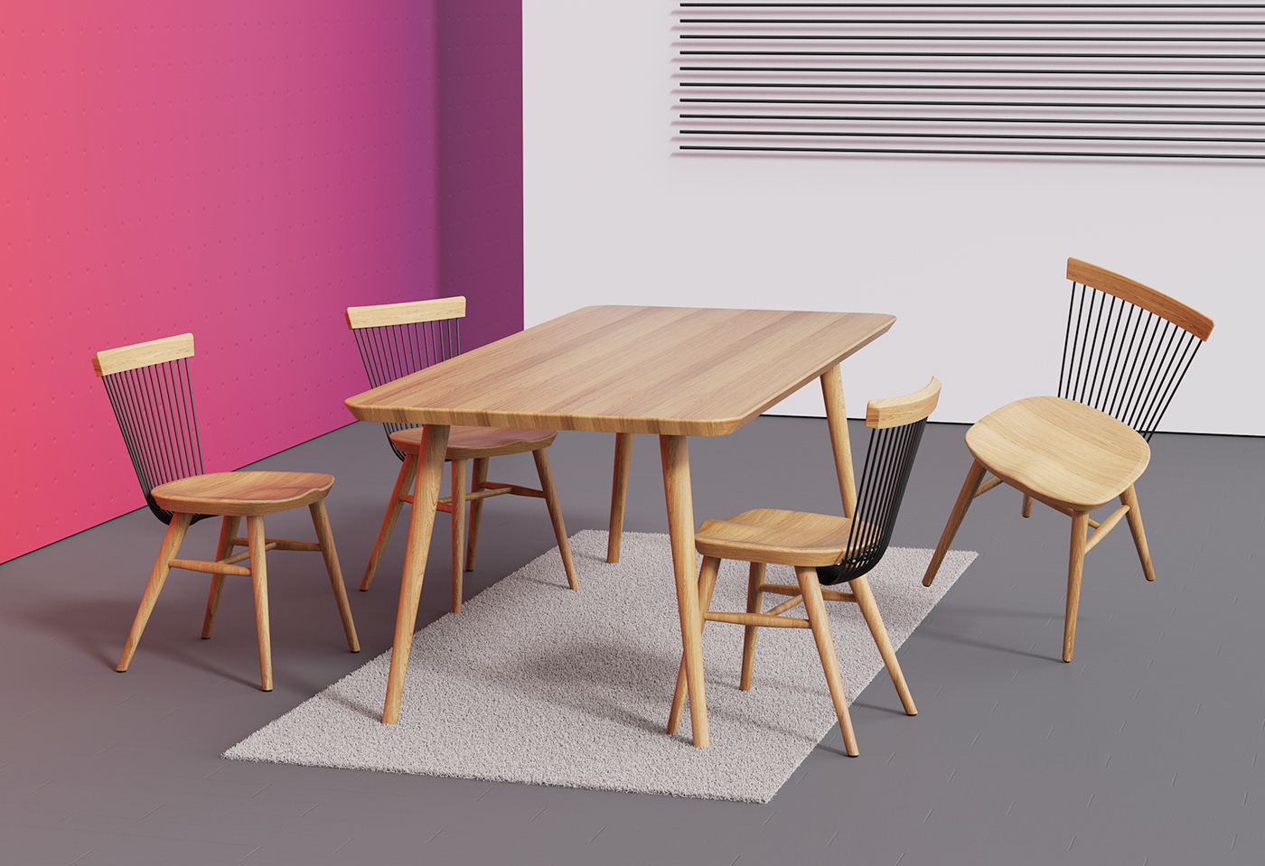 Hayche，chair，visualization，