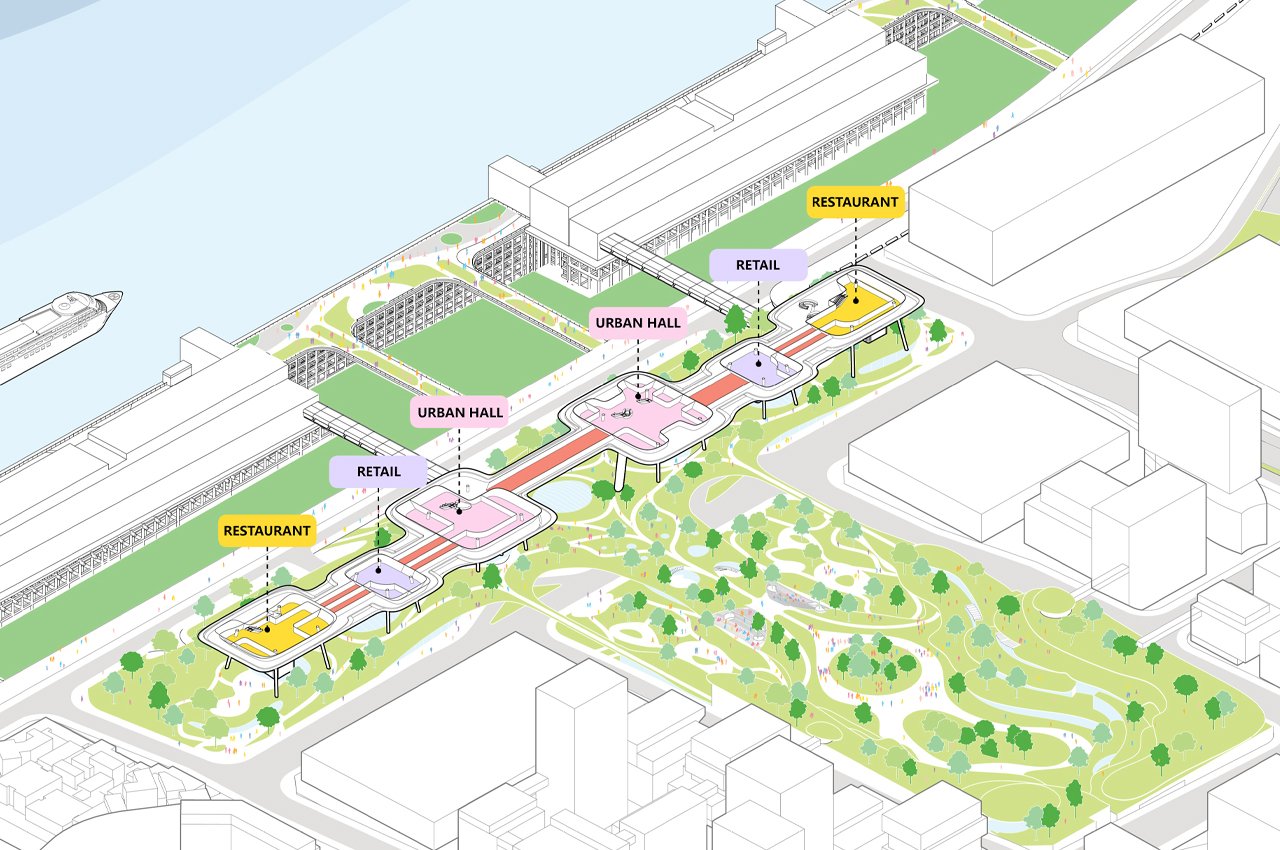 China Academy of Building Sciences，Chongqing Cuntan International Cruise Center，Futuristic design，Crazy architect，