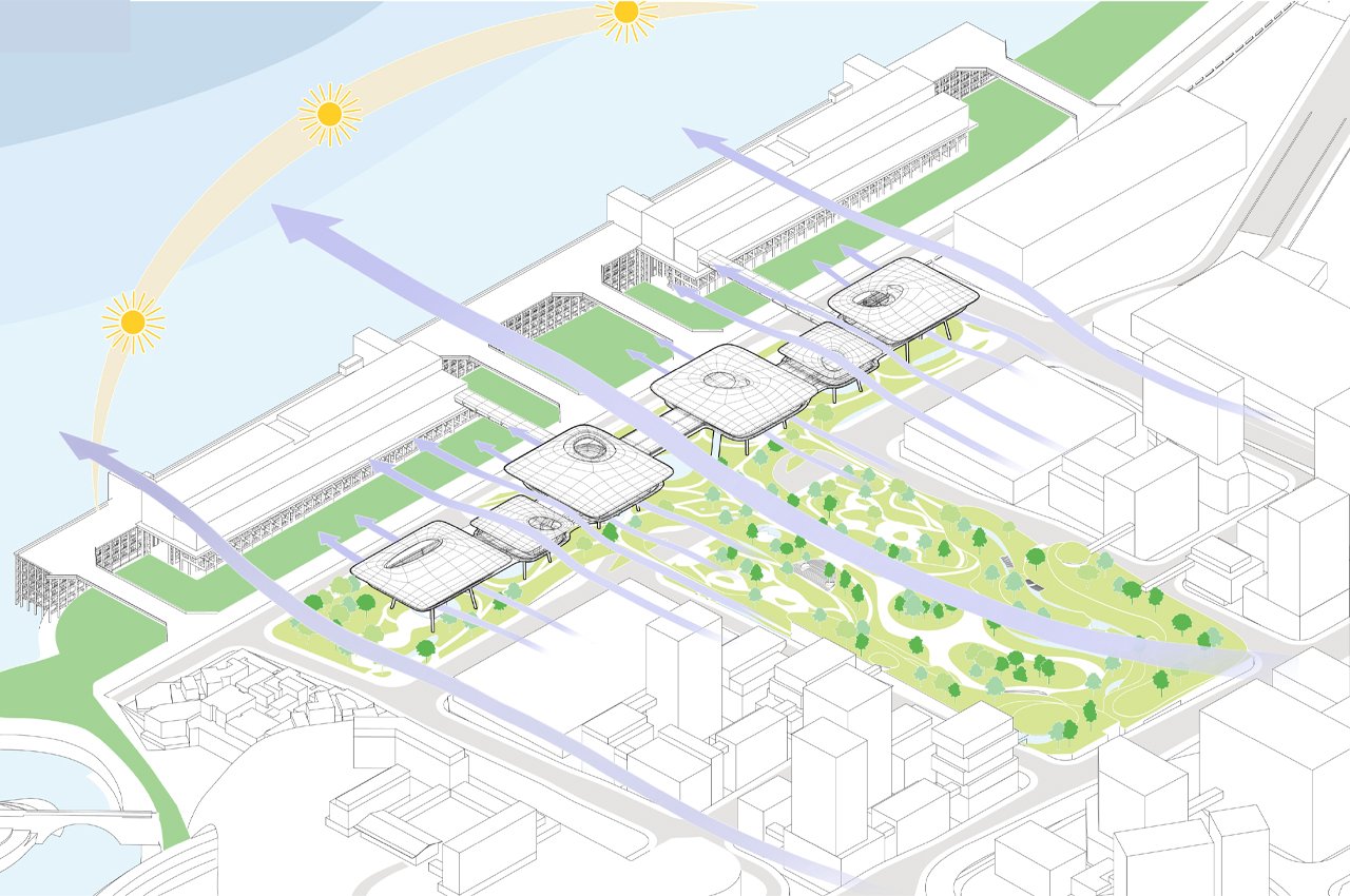 China Academy of Building Sciences，Chongqing Cuntan International Cruise Center，Futuristic design，Crazy architect，