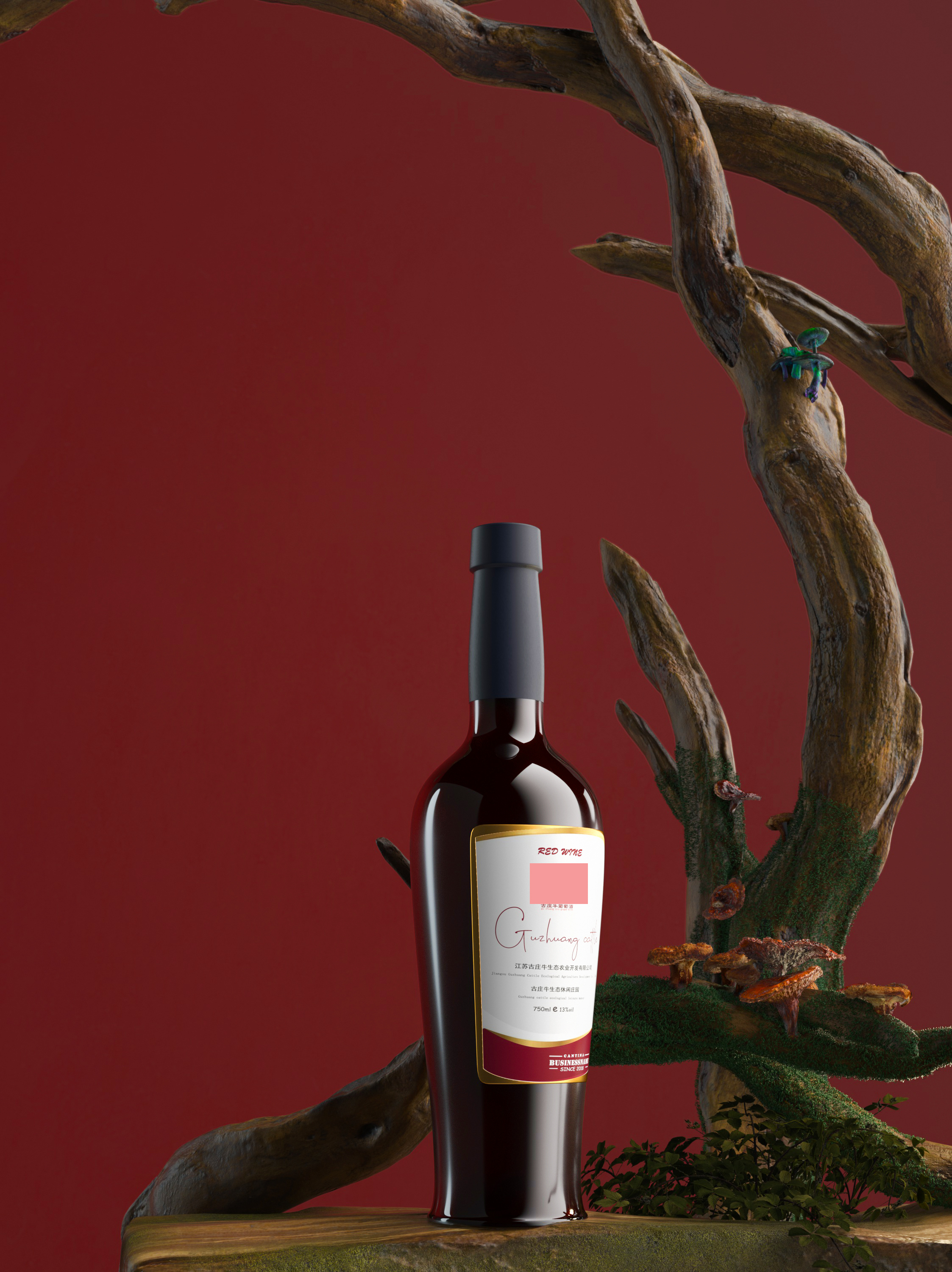 red wine，3d，Motorcycle，product，Design，