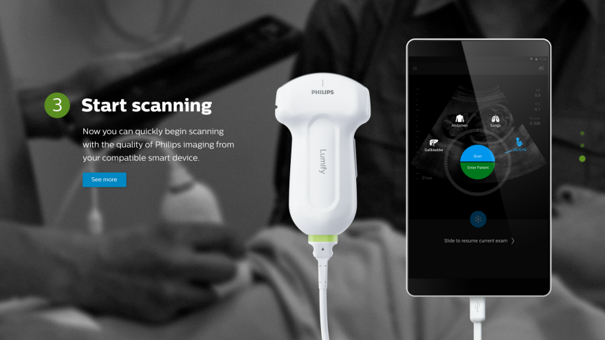 Philips，LUMIFY，Hand held ultrasonic sensor，2016 Core77，