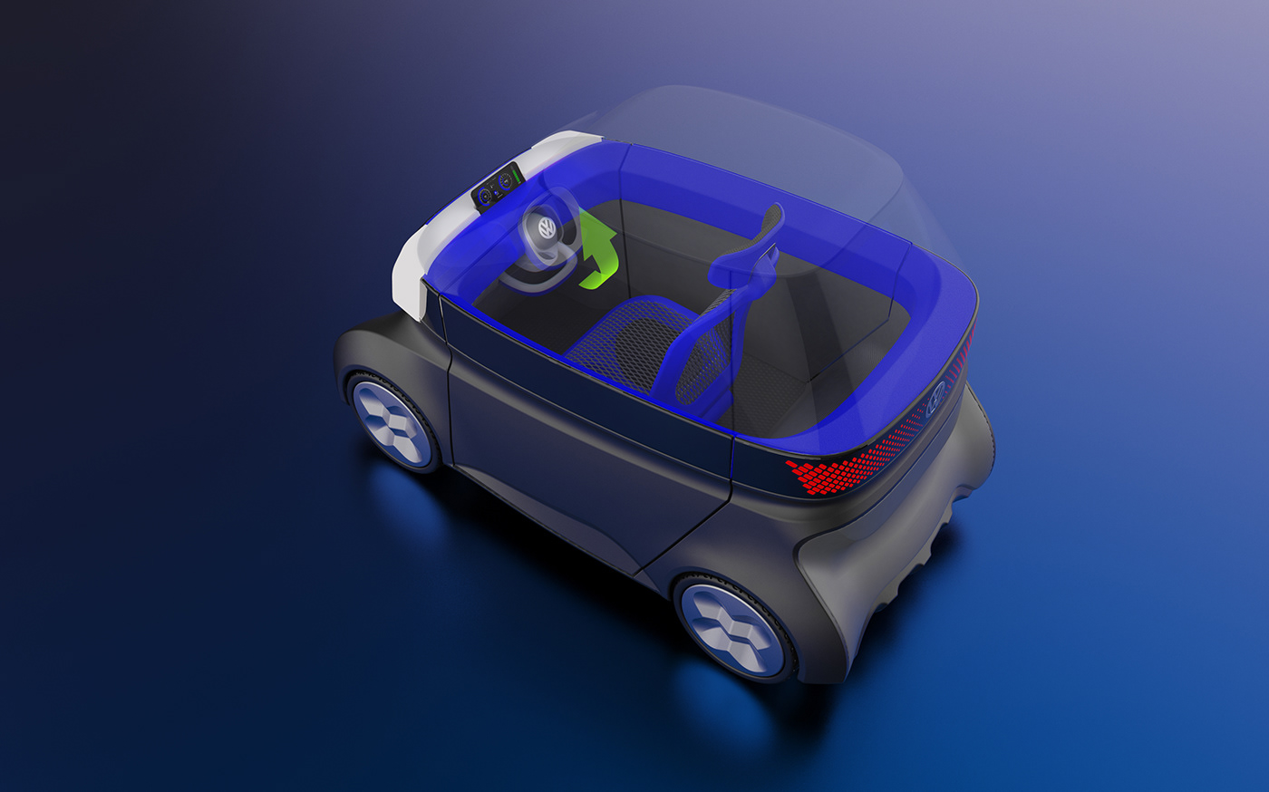 Automatic driving，public，Concept car design，Automobile design，