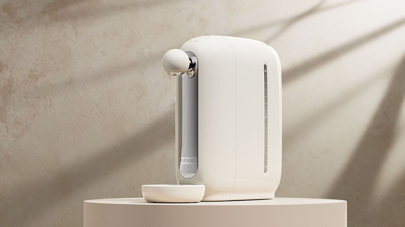 Water dispenser，product design，Retro，round ball，Paddle，household，to work in an office，